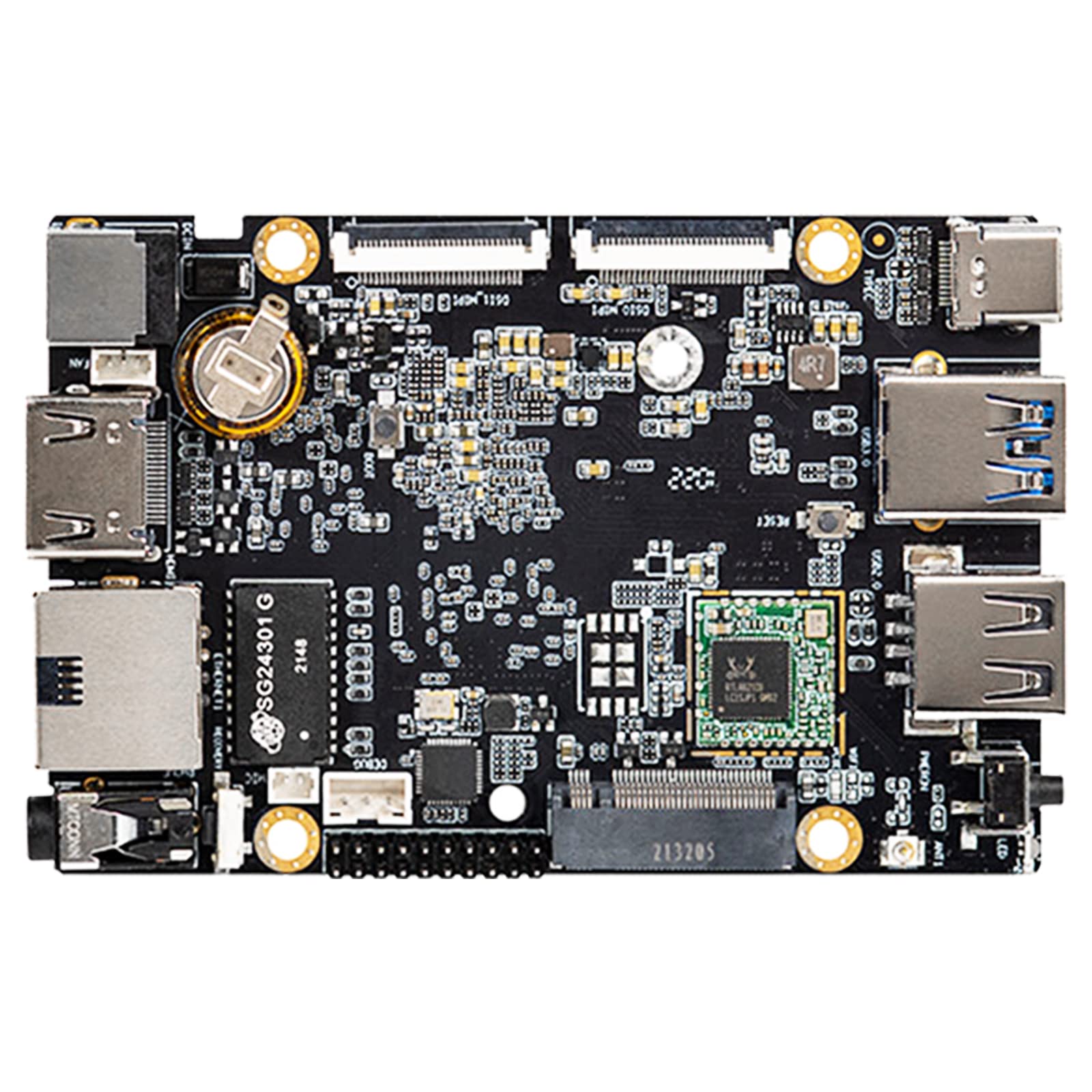 ROC-RK3588S-PC 8K AI Single Board Computer Acrylic Protective Case - Durable Cover for SBC Development Board | Perfect for DIY Projects, Robotics & IoT Prototyping