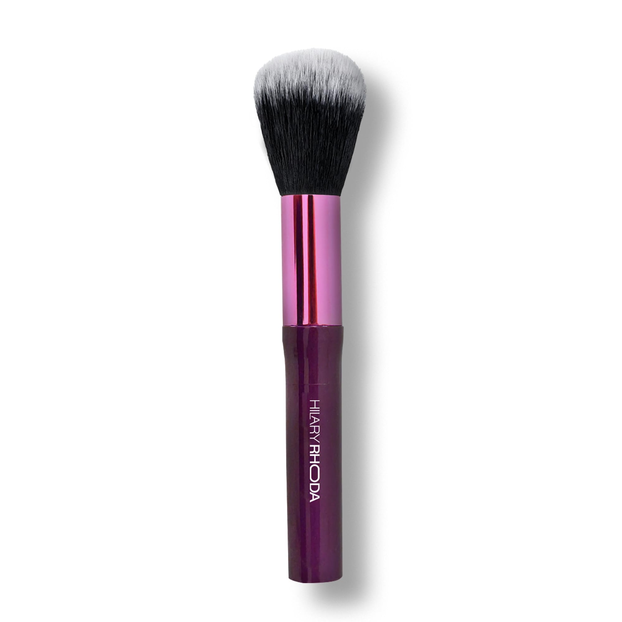 Hilary Rhoda One Touch Makeup Brush - Soft Bristle Foundation Brush for Cream, Liquid & Powder | Blush Applicator | Non-Absorbing Professional Cosmetic Brush for Flawless Makeup Application