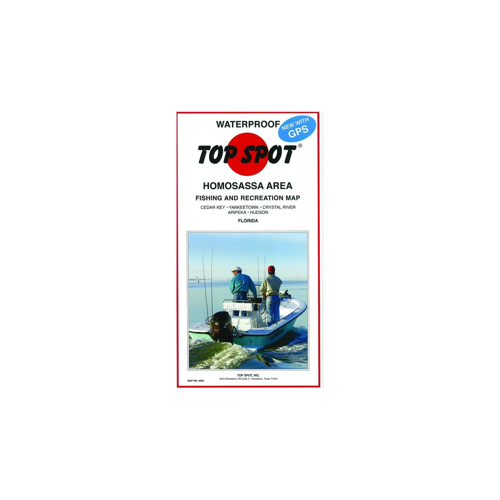 Homosassa Fishing Map - Detailed Saltwater & Freshwater Fishing Spots, GPS Coordinates | Perfect for Anglers, Kayak Fishing & Boating Adventures