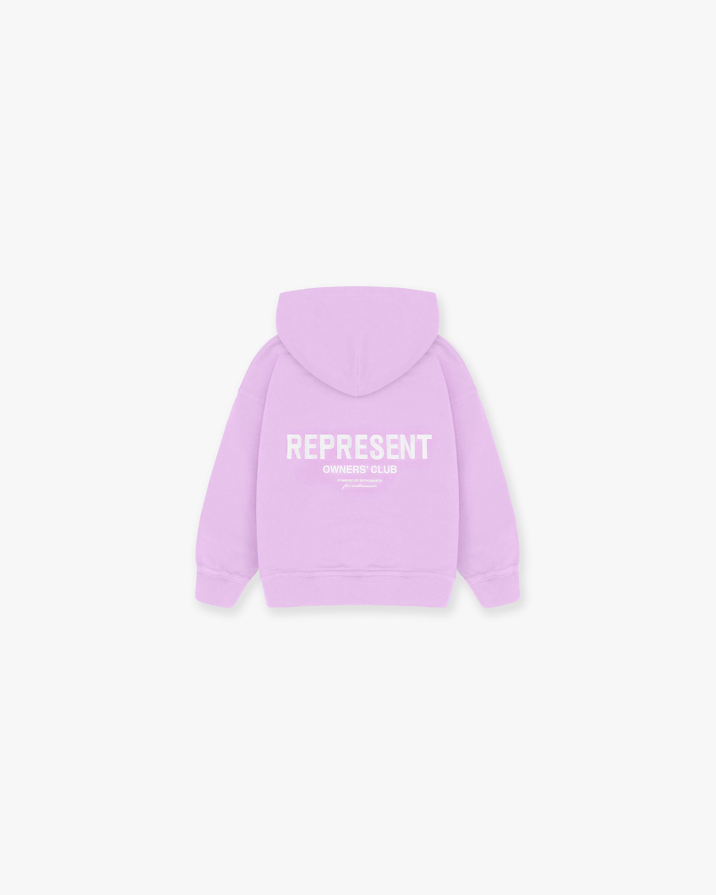 Represent Mini Owners Club Hoodie - Soft Lilac Pullover for Women | Cozy Streetwear & Casual Outfit Essential