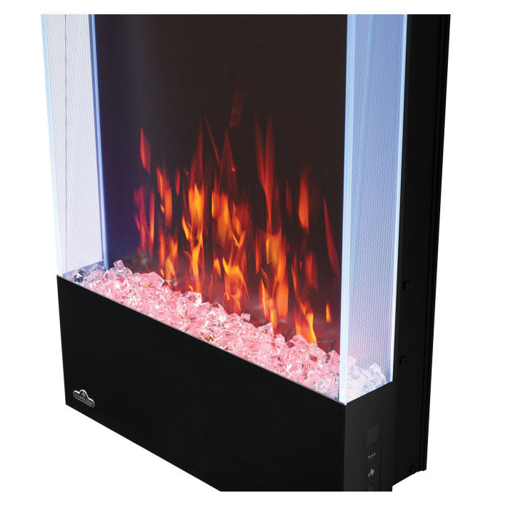 Napoleon Allure Vertical 38 Inch Wall Mount Electric Fireplace - Modern Heating Solution for Living Room, Bedroom & Office Spaces