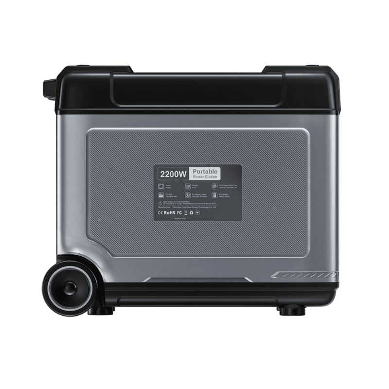 Oukitel P5000 Portable Power Station 5120Wh LiFePO4 Battery | 2200W AC Output (4000W Surge) | Fast Charging via AC/Solar/EV | 10-Year Lifespan & 3-Year Warranty | Perfect for Camping, RV Trips & Emergency Backup Power
