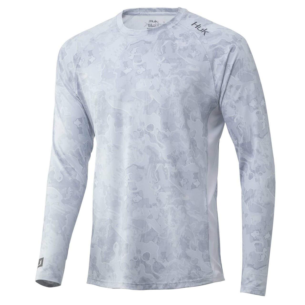 HUK LoPro Camo Long Sleeve Performance Fishing Shirt - UPF 50+ Sun Protection, Moisture Wicking, Lightweight for Outdoor Activities - Ideal for Fishing, Hunting, Hiking and Camping Adventures