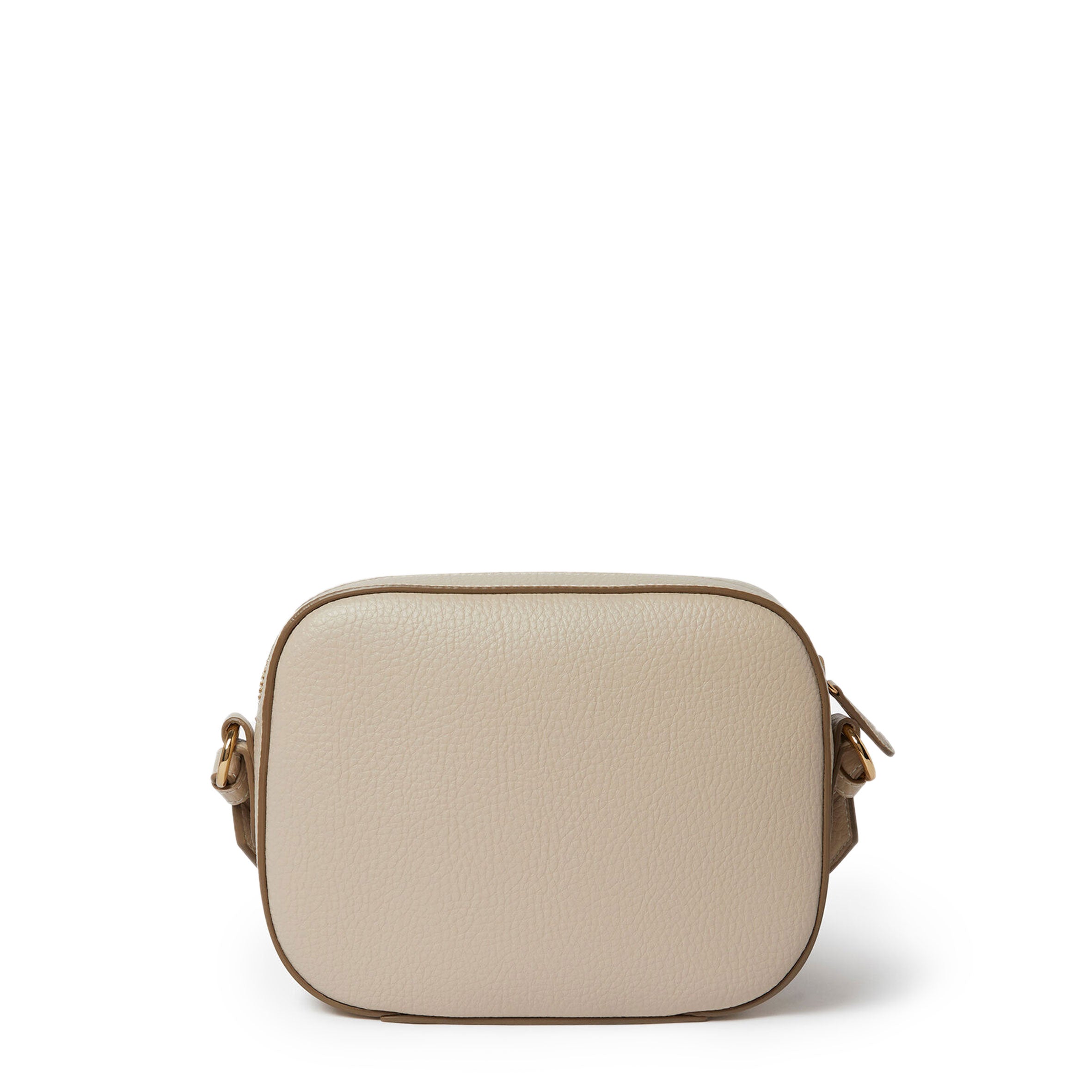 Stella Logo Camera Bag with Grain Studs - Cream Crossbody Purse for Women | Perfect for Travel, Photography & Everyday Use