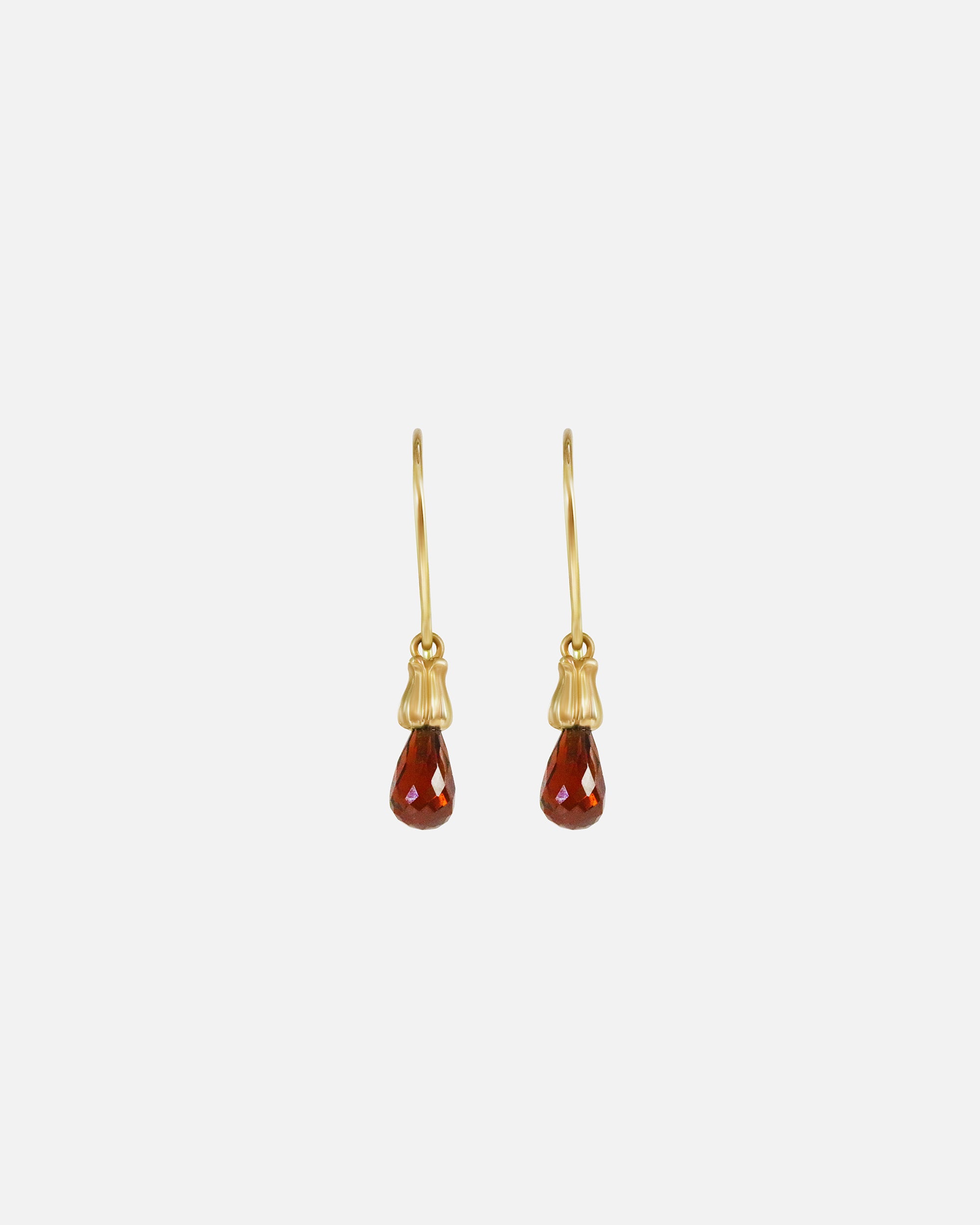 Genuine Garnet Beaded Drop Earrings for Women - Elegant Handmade Jewelry for Parties, Weddings & Special Occasions