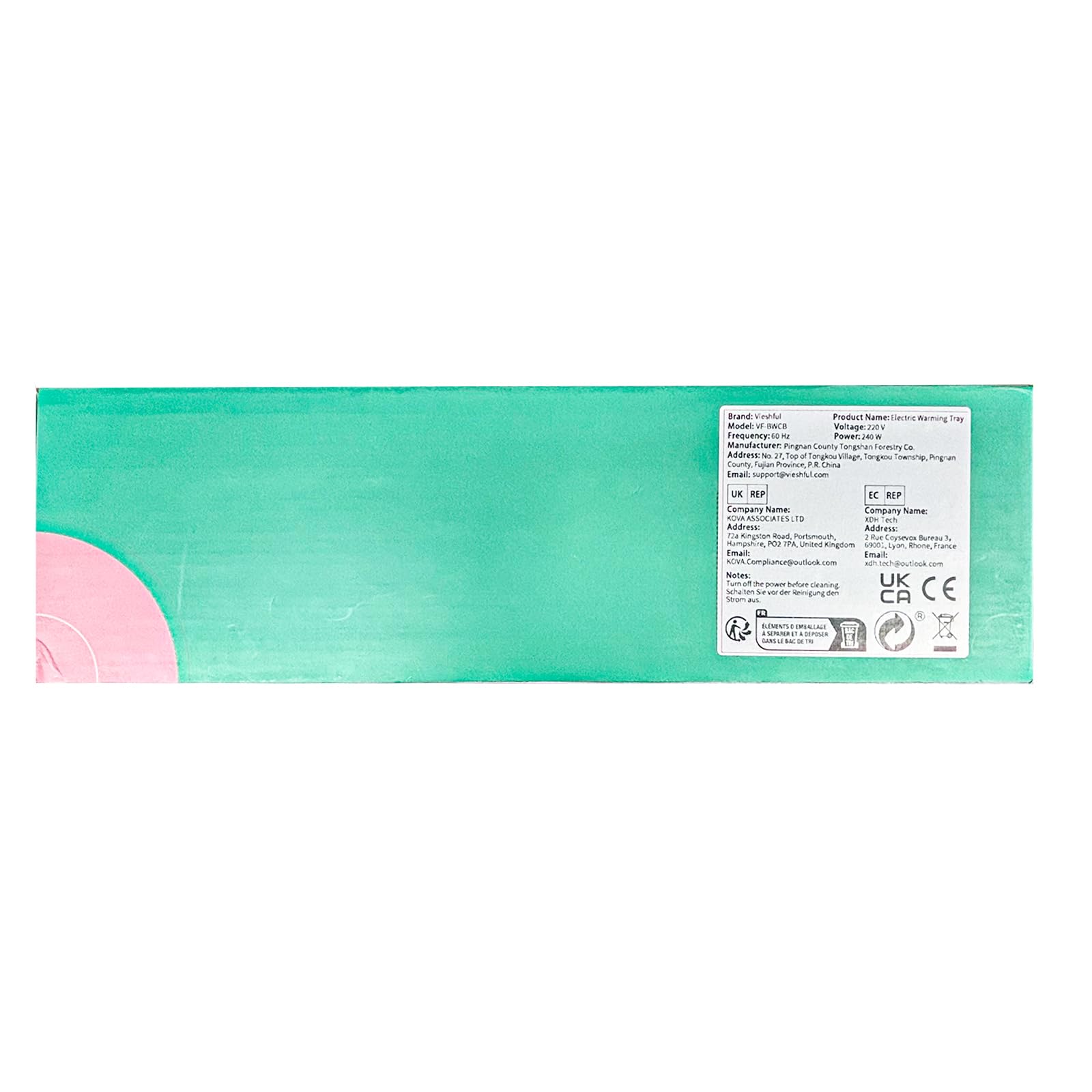 Vieshful Electric Warming Tray - Silicone Heating Mat for Food, Foldable Warming Plate with Full Surface Heating, 3 Temperature & Timer Settings - Perfect for Parties, Buffets, Holiday Gatherings & Family Dinners - Keep Food Warm at Home or Outdoor Events