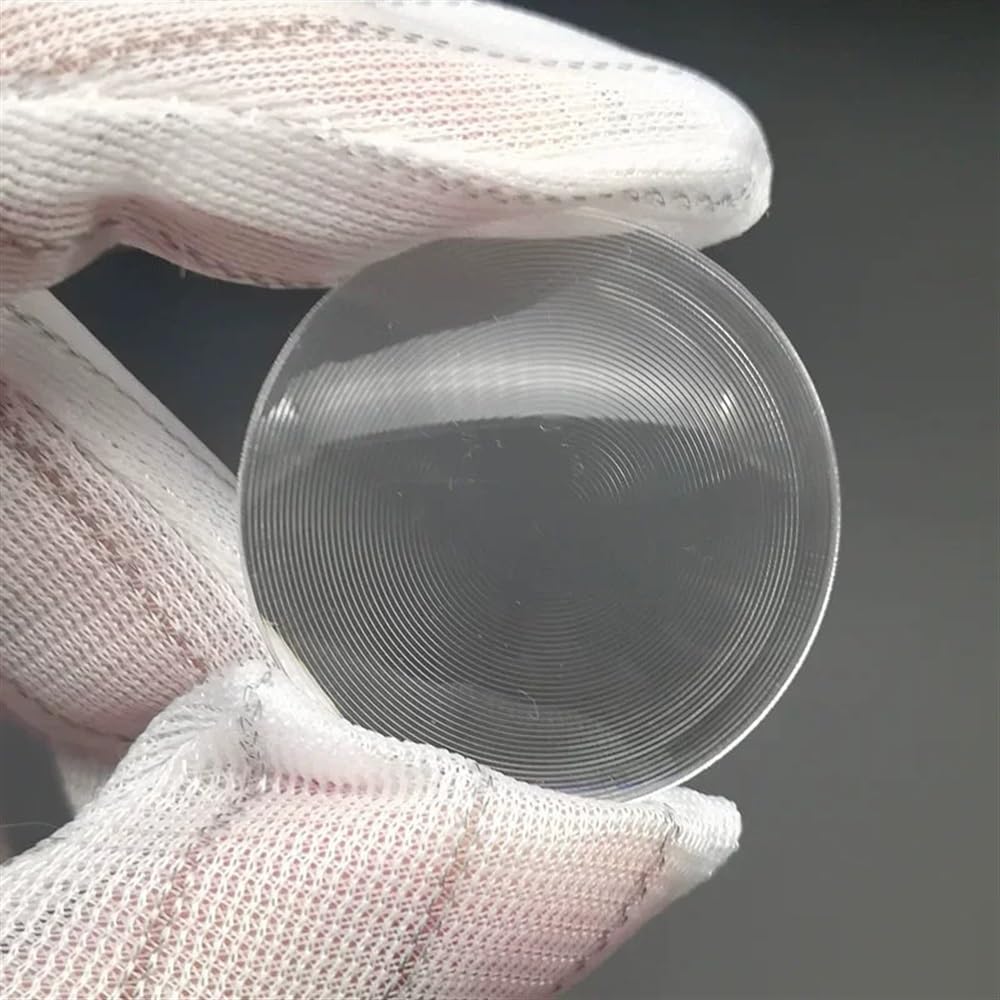 42mm Circular Fresnel Lens Microscope Accessories Kit with LED Optical Thread Mirror - Concentric Circle Structure for Microscope Slides (24mm_2mm) - Perfect for Lab Research, Science Education & Hobbyist Microscopy