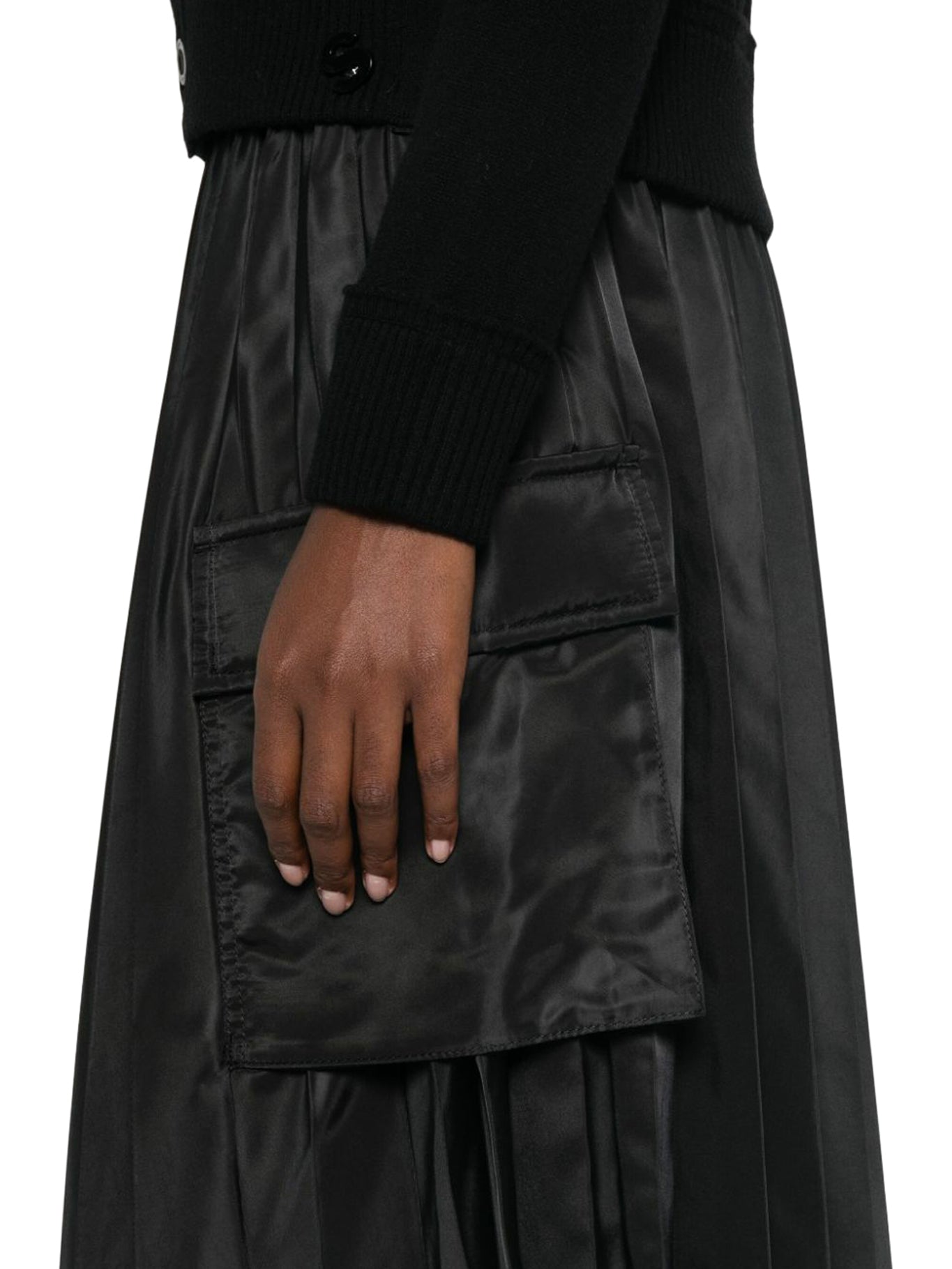 Stylish Women's Nylon Twill Skirt - Comfortable & Durable A-Line Midi Skirt for Casual Wear, Office & Travel