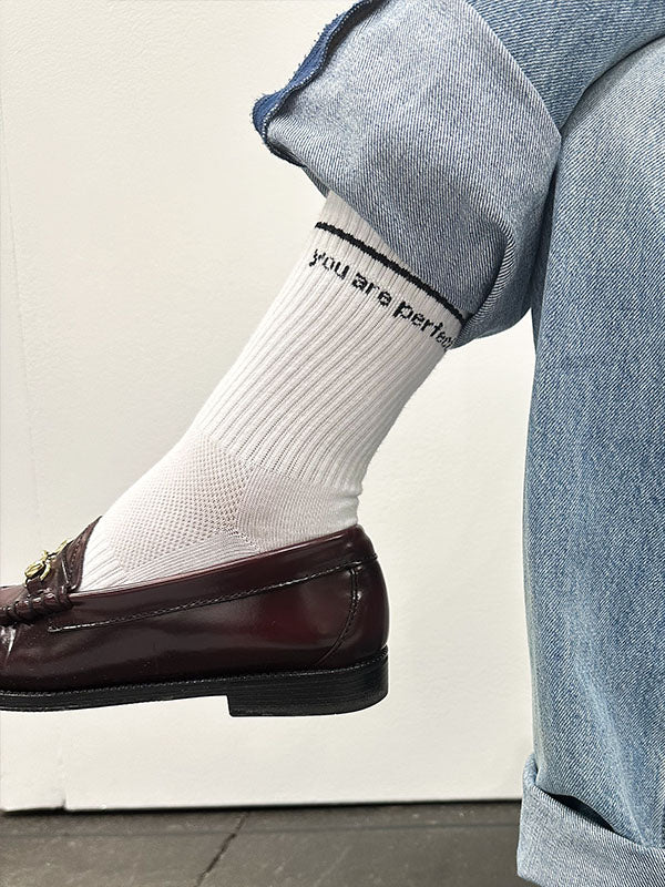 You Are Perfect Socks - Comfortable & Stylish Unisex Socks for Everyday Wear - Ideal for Work, Gym, and Casual Outfits