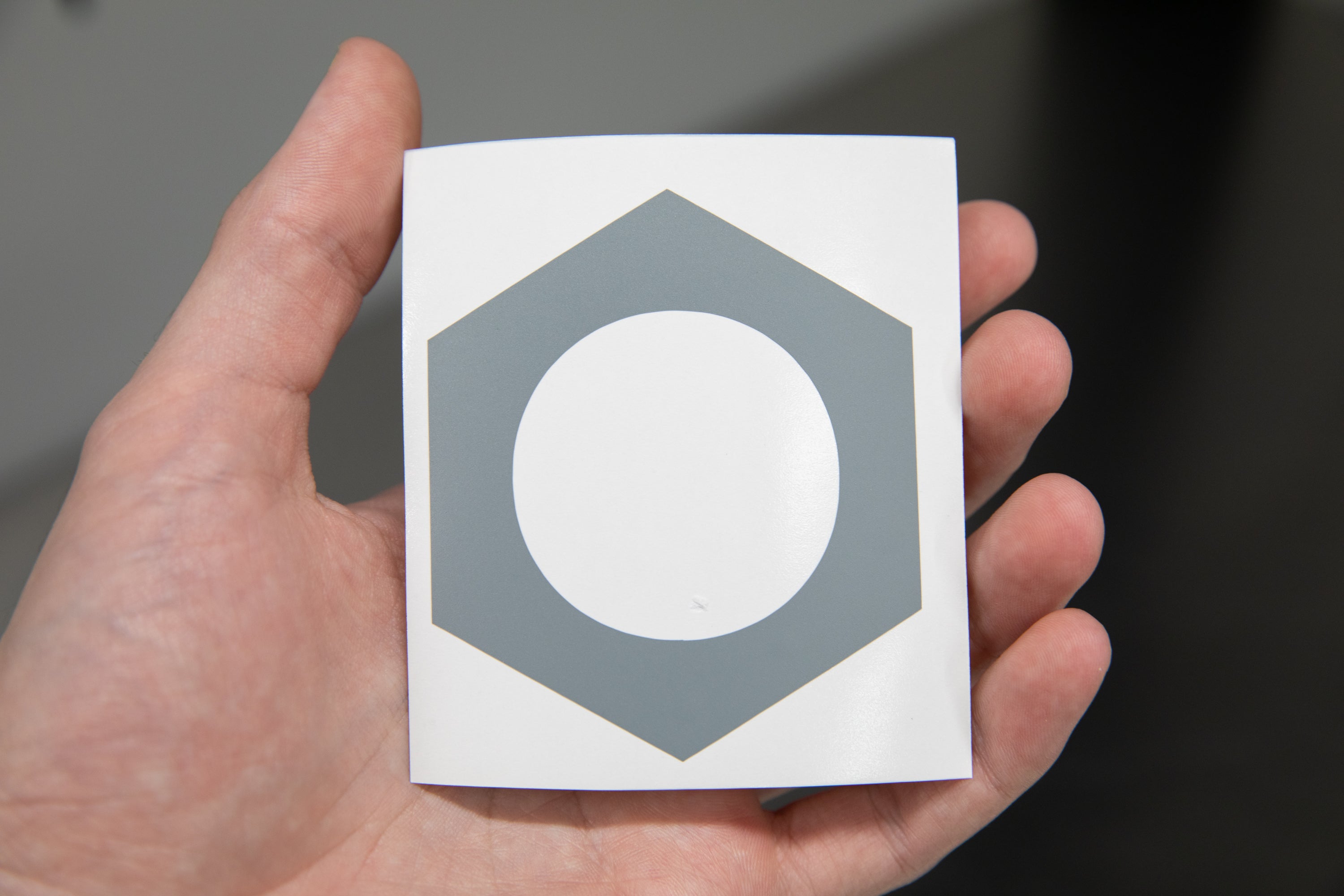 Custom Die-Cut Vinyl Hexagon Logo Decal - Premium Quality Sticker for Cars, Laptops & Walls - Perfect for Emira Giveaways, Brand Promotion & DIY Projects