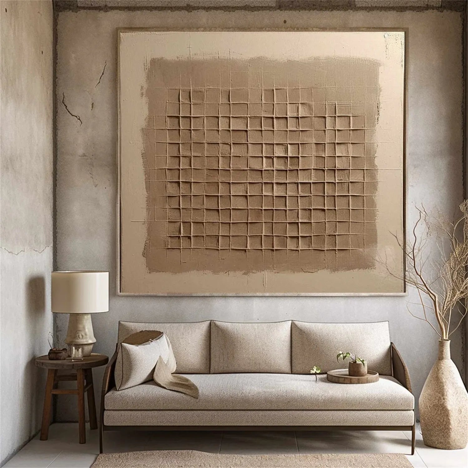 Abstract Tranquility Art Painting #WS170 - Modern Canvas Wall Art for Living Room, Bedroom & Office Decor