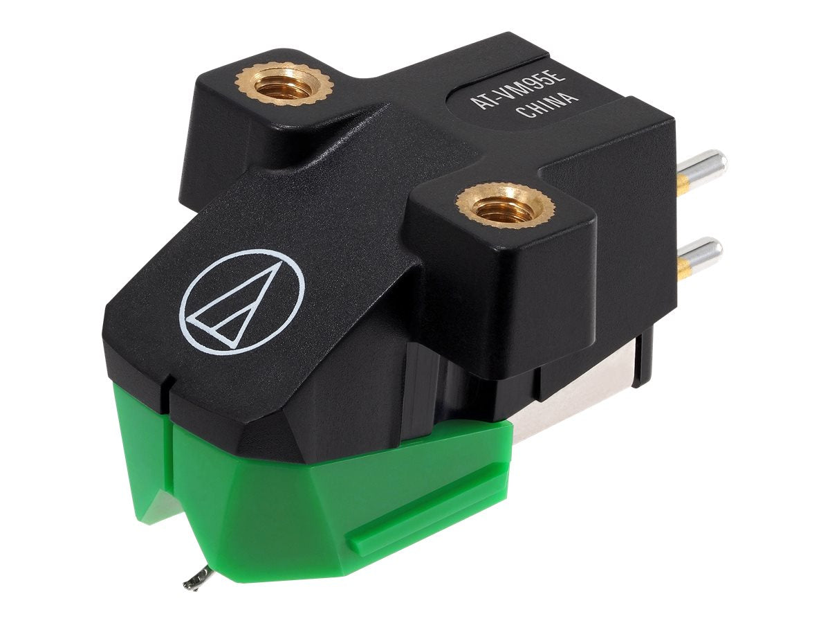 Audio Technica AT VM95E Dual Moving Magnet Phono Cartridge - High Fidelity Vinyl Record Player Replacement for Turntables, DJ & Home Audio Systems