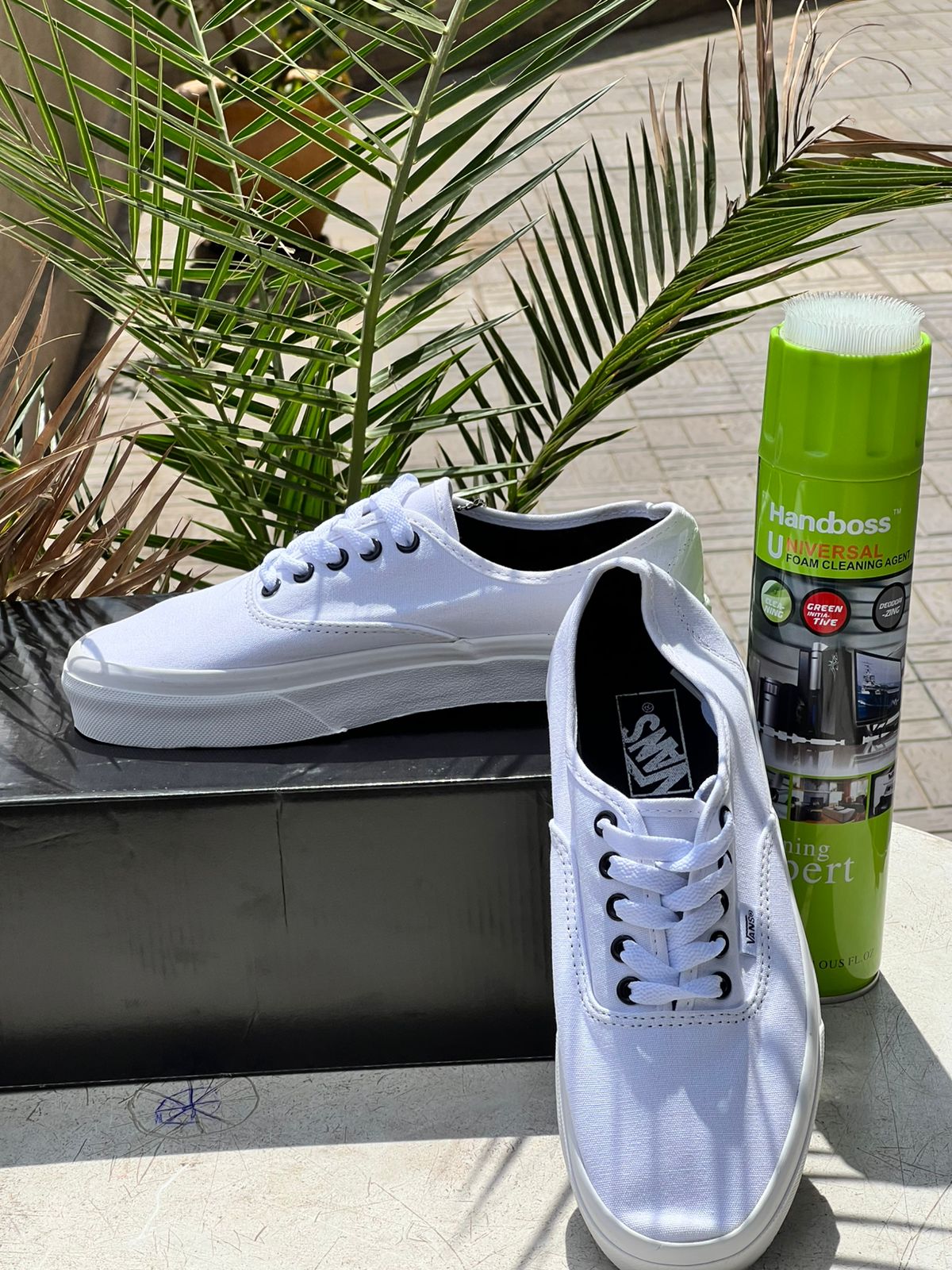 Vans Classic White Canvas Sneakers for Men & Women - Comfortable Casual Shoes for Walking, Skateboarding & Everyday Wear