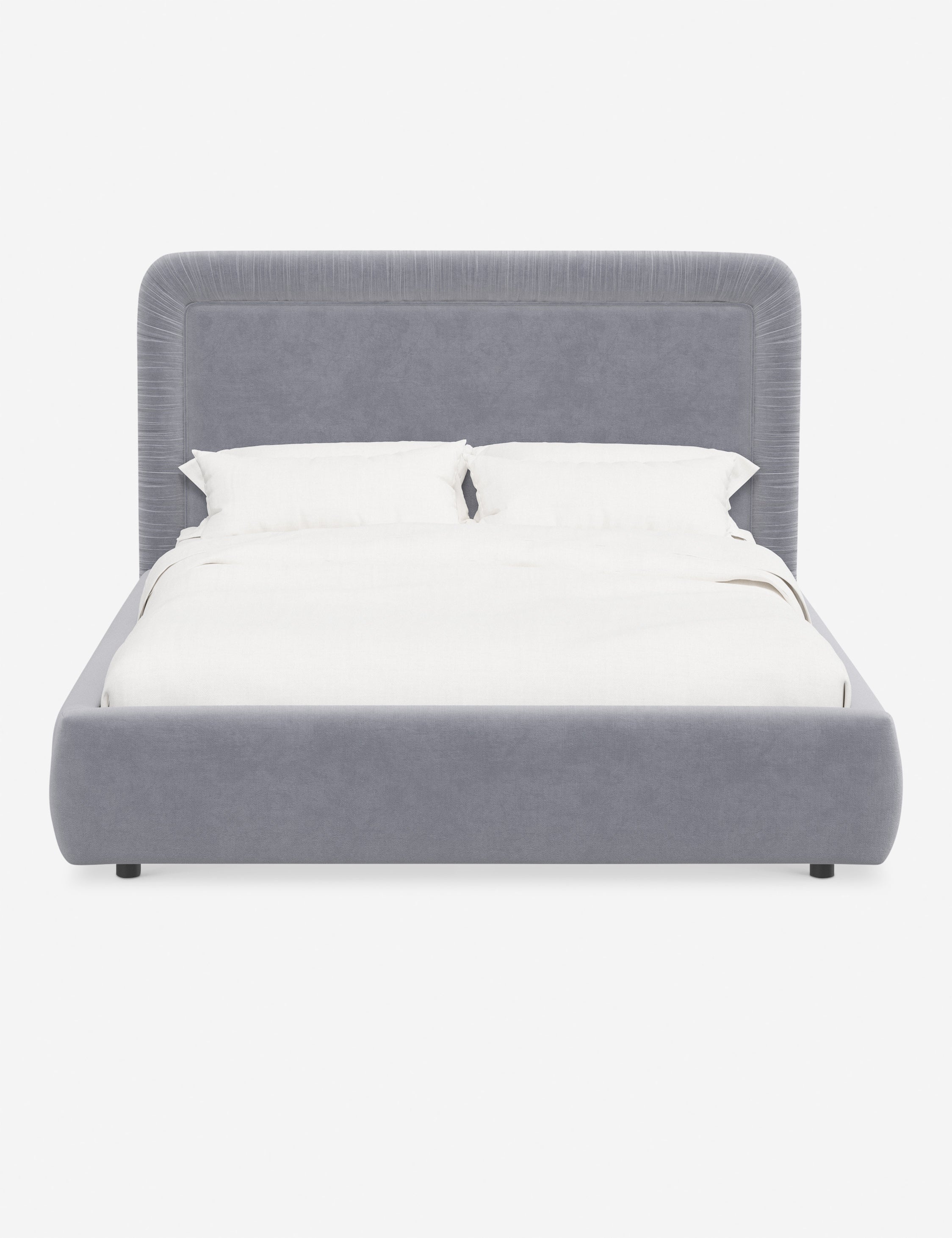 Courtet Platform Bed Frame - Queen Size, Modern Minimalist Wooden Bed with Sturdy Slat Support - Perfect for Bedroom, Guest Room, and Small Space Living