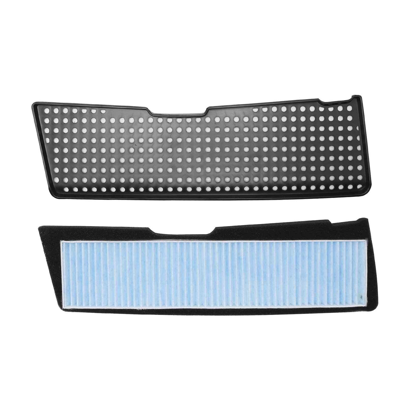 Tesla Model 3 Air Filter Intake Replacement Kit - 2pcs ABS Protection Cover Grille for 2021-2022 Models | Car Accessories for Improved Airflow & Engine Protection