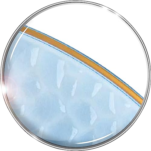 Hammered Blue Gold Rim