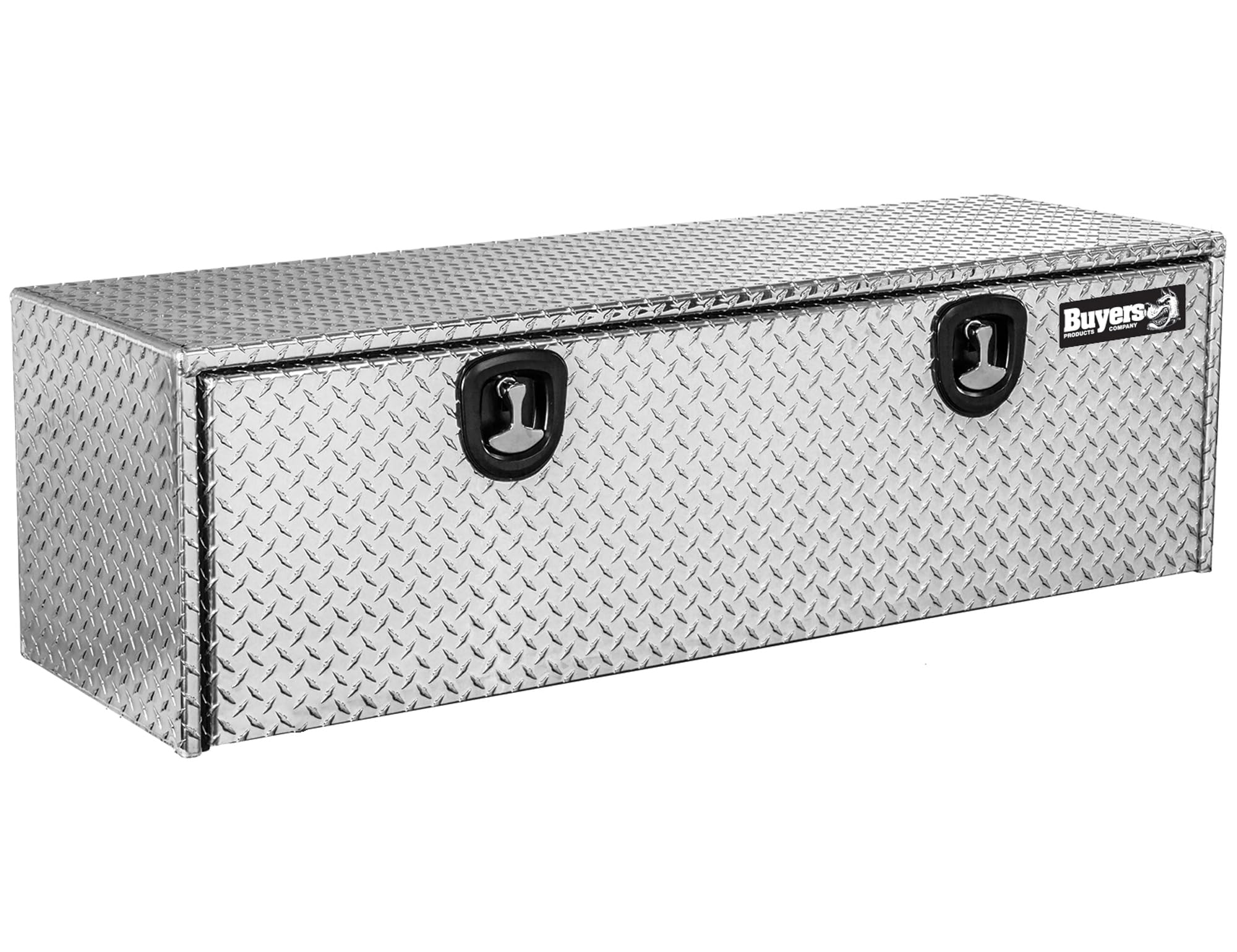 Diamond Tread Aluminum Underbody Truck Tool Box with Compression Latch - 18x18x60 Inch | Heavy-Duty USA-Made Storage & Organization | Perfect for Work Trucks, Contractors & Off-Road Adventures