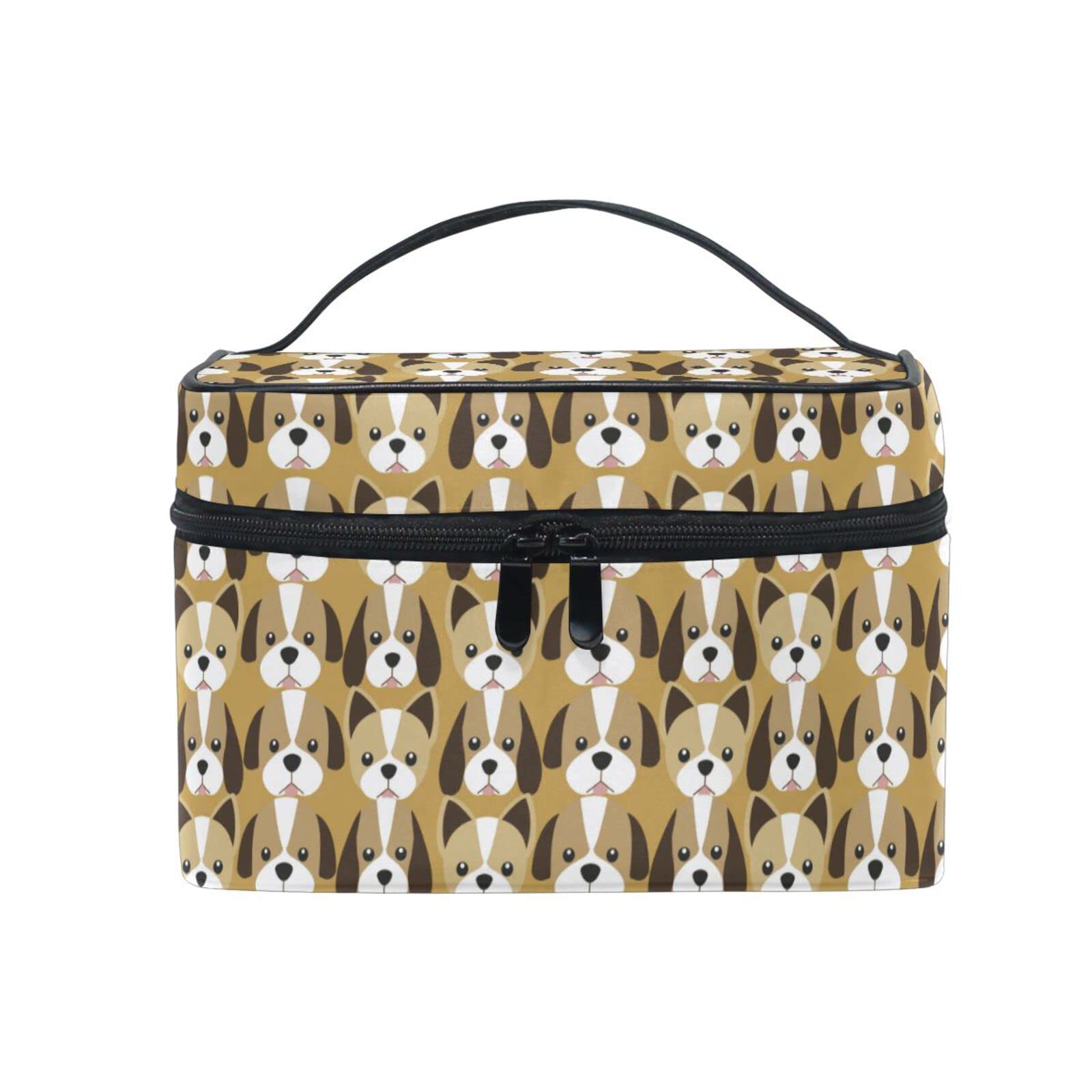 ODAWA Dog Cosmetic Bag - Travel Toiletry Organizer for Women | Perfect Gift for Dog Lovers