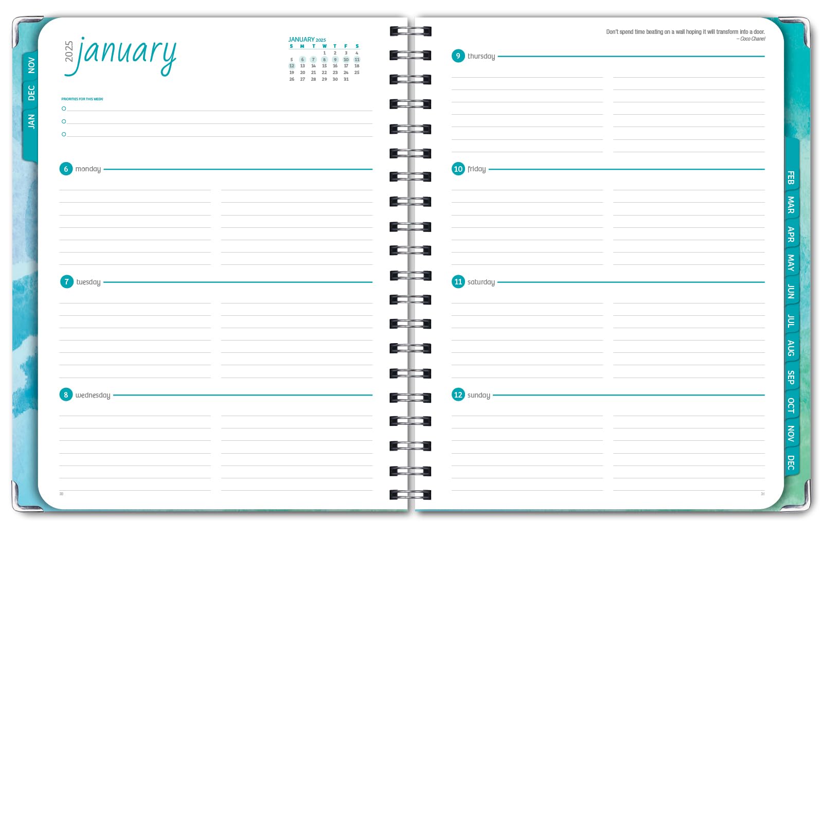 2025 Hardcover Planner 8.5