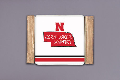 Nebraska Cornhuskers Coaster Set - 6 Pack Absorbent Drink Coasters for Beer, Coffee & Wine - Perfect for Game Day, Tailgating & Home Decor