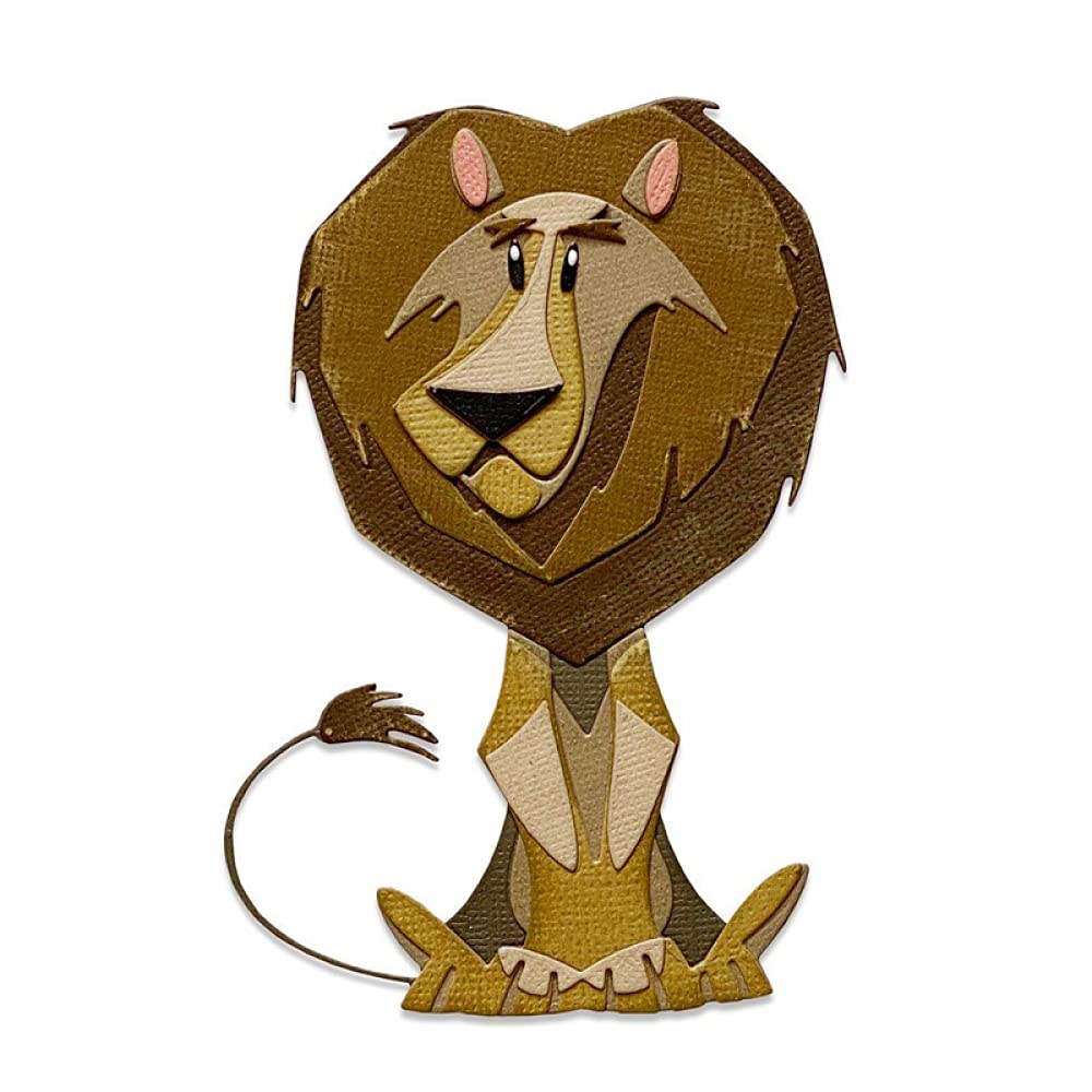 Lion Animal Metal Cutting Dies for Card Making, Scrapbooking, DIY Paper Crafts - Embossing Stencil, Punch Template for Handmade Greeting Cards, Photo Albums, and Home Decor - Perfect for Birthday Invitations, Wedding Scrapbooks & Craft Projects