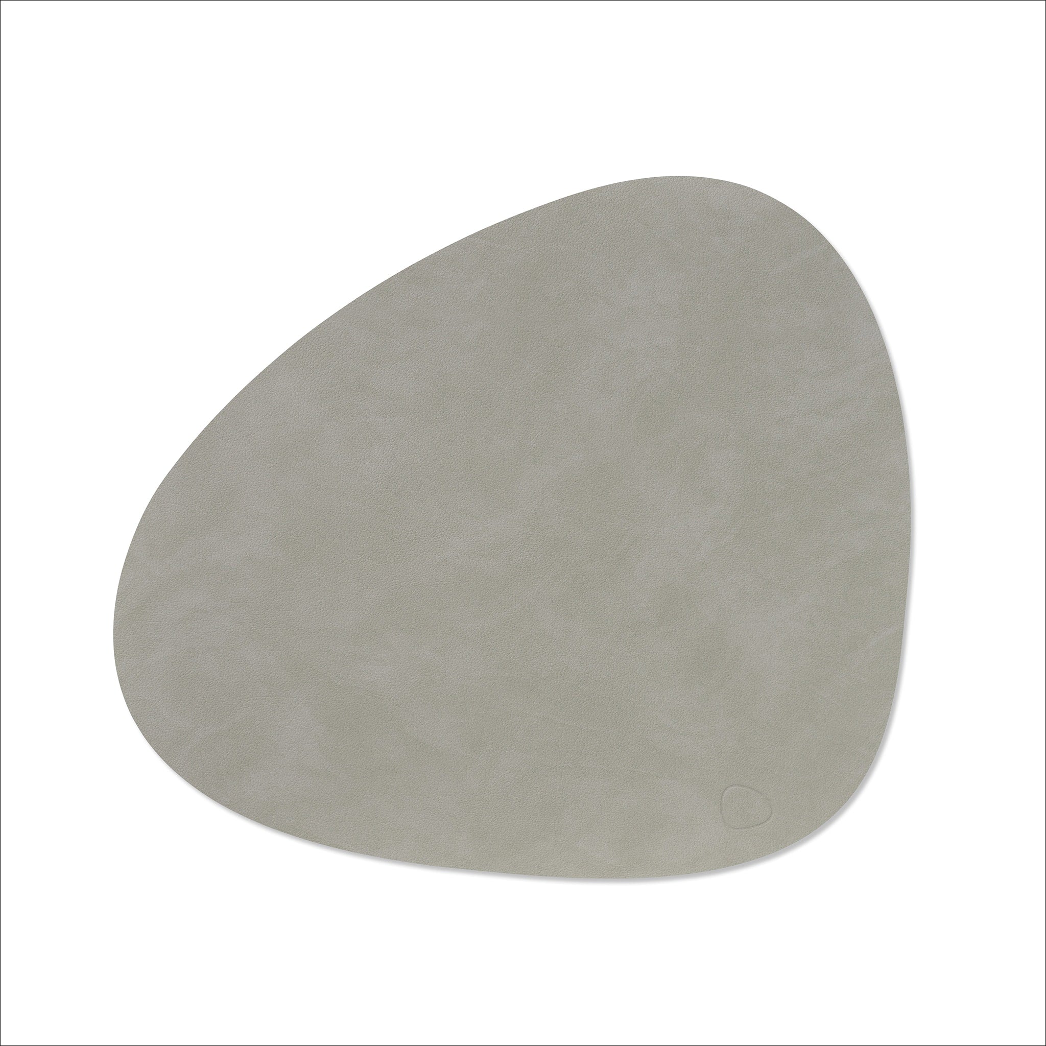 Premium LIND DNA Nupo Curve Table Placemat - Light Grey | Non-Slip Dining Mat for Formal & Casual Settings | Heat-Resistant & Easy Clean for Everyday Use