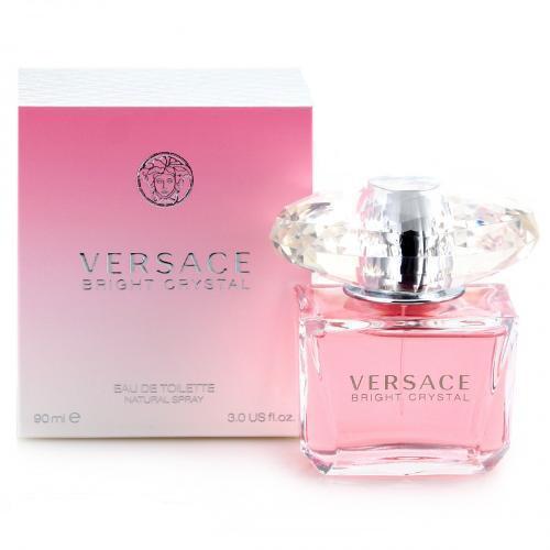 Versace Bright Crystal Eau de Toilette for Women - 90ml Floral Fragrance for Day & Night Wear, Special Occasions & Gifting