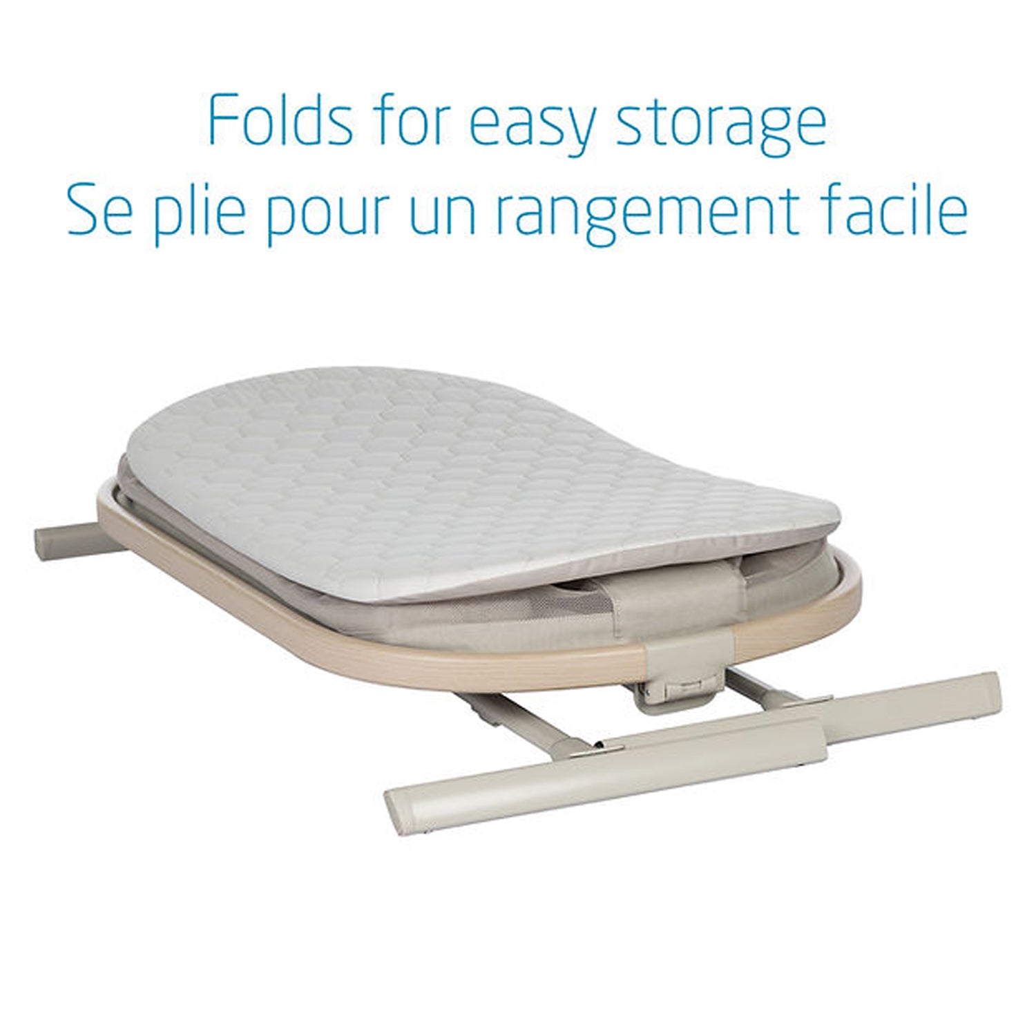 Maxi Cosi Iora Bedside Bassinet - Portable Baby Crib with Adjustable Height for Newborns | Perfect for Co-Sleeping & Nursery Room | Safe & Comfortable Infant Sleeper