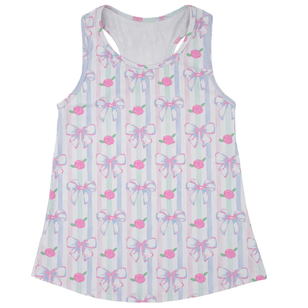 Azarhia Racer Back Tank for Girls - Comfortable Athletic Top for Running, Yoga & Summer Outfits