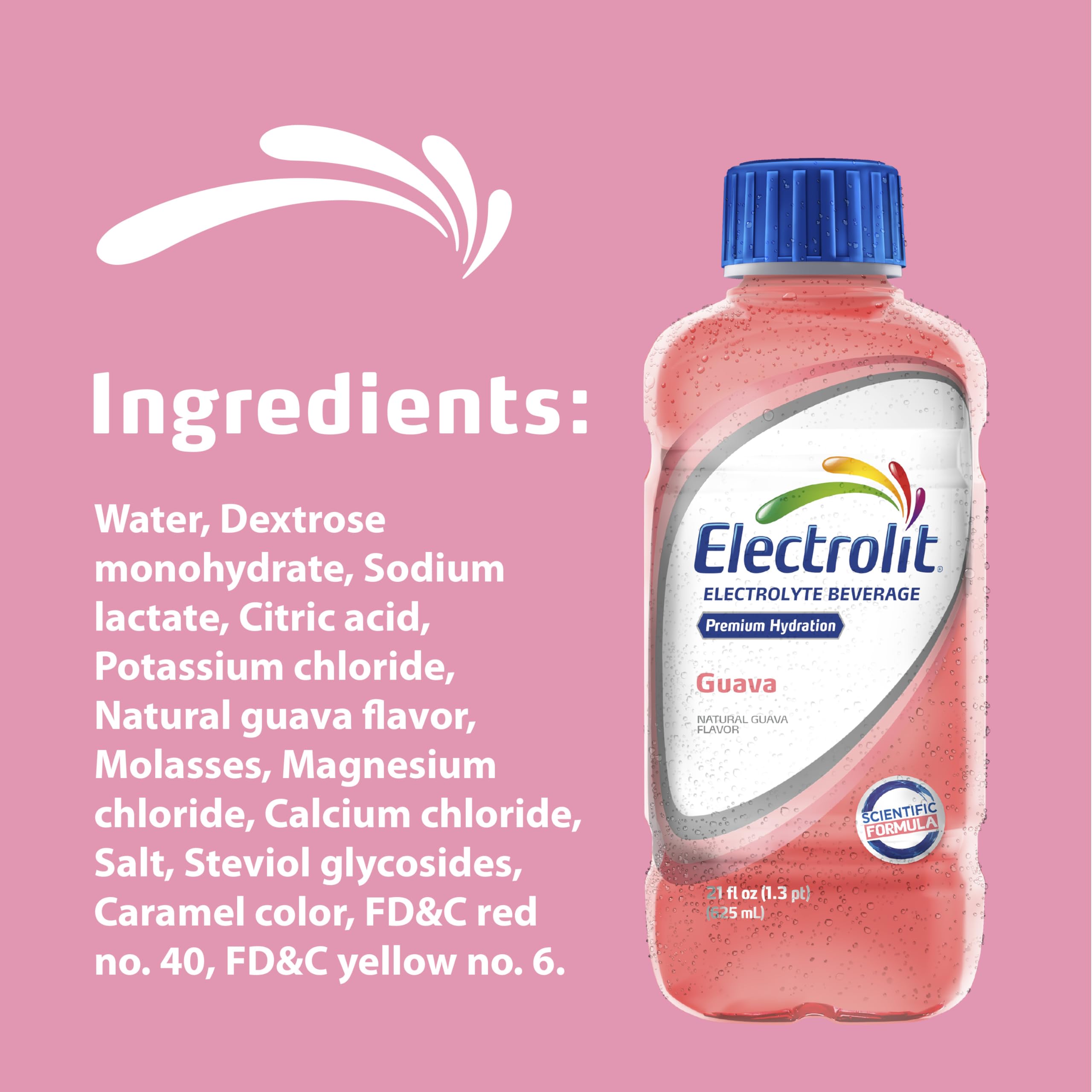 Electrolit Hydration Electrolyte Drinks - 12 Pack Sports Beverages with Essential Electrolytes for Rehydration | Ideal for Workouts, Sports & Active Lifestyles