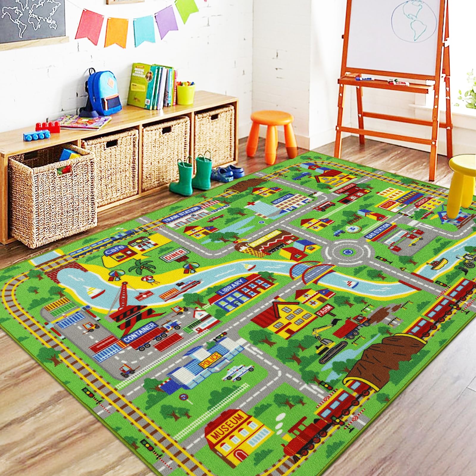 **Capslpad Kids Play Rug 6'6
