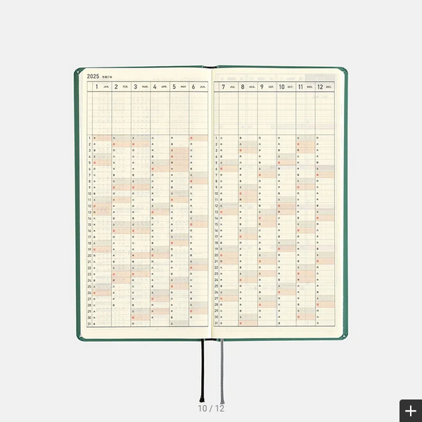 Hobonichi Techo 2025 SPY x FAMILY Planner - Weekly Horizontal Hardcover Notebook, January Start, Monday Start, English Edition - Perfect for Anime Fans, Journaling & Daily Planning