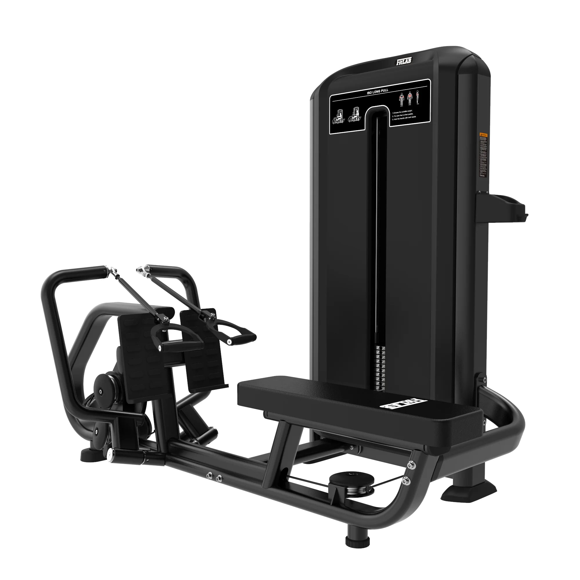 FITLAB SEATED ROW MACHINE - Premium Home Gym Equipment for Back Workouts | Strength Training & Muscle Building | Perfect for Home Gym & Commercial Use