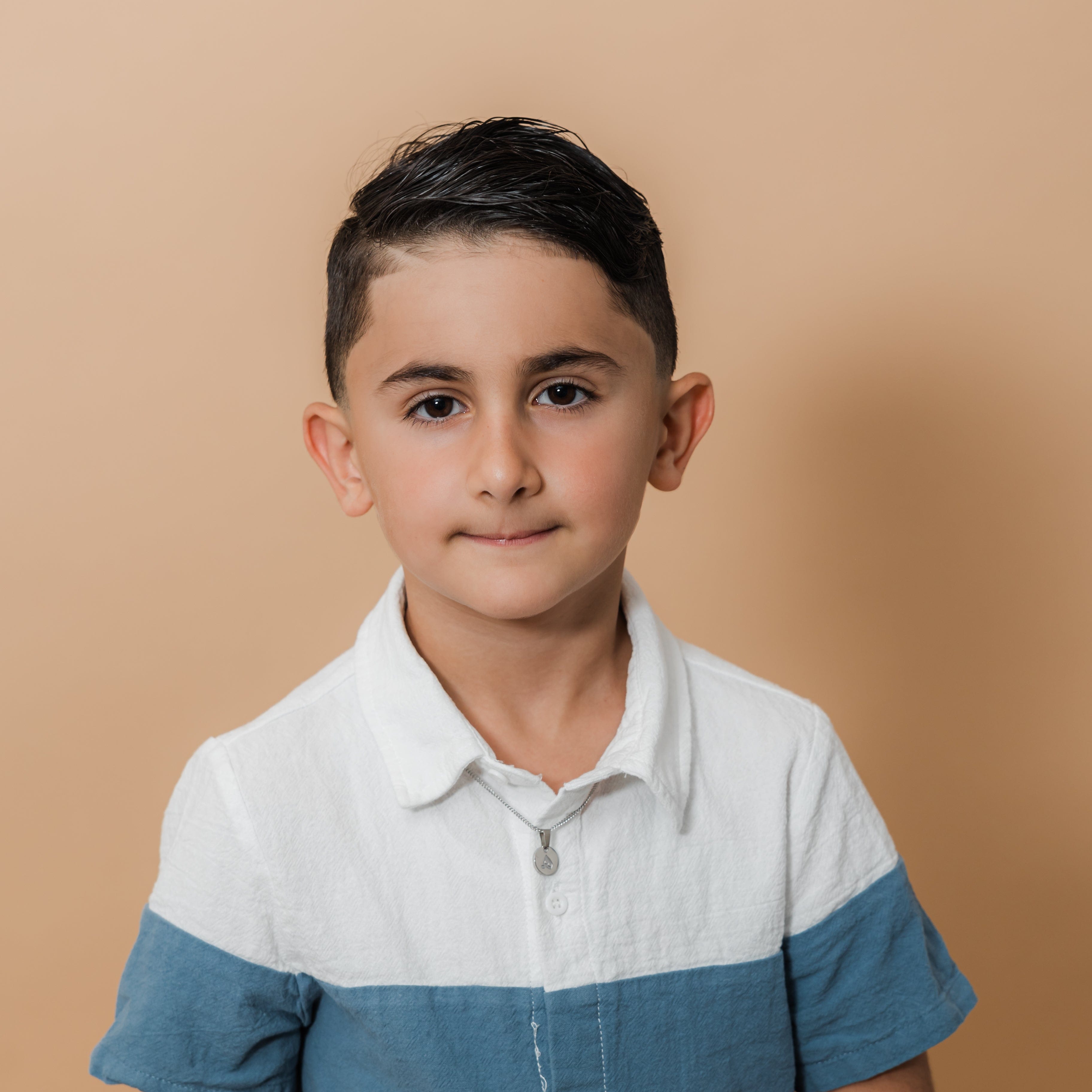 Arabic Letter Necklace for Boys - Personalized Name Jewelry Gift for Kids & Teens - Perfect for Birthdays, School Events & Special Occasions