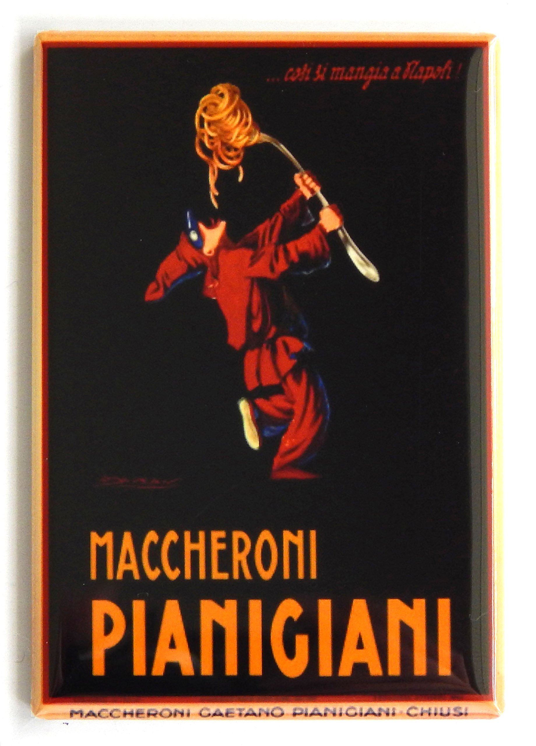 Premium Pasta-Themed Fridge Magnet - 2 x 3 Inch Kitchen Decor - Perfect for Restaurants, Food Lovers & Italian Cuisine Enthusiasts