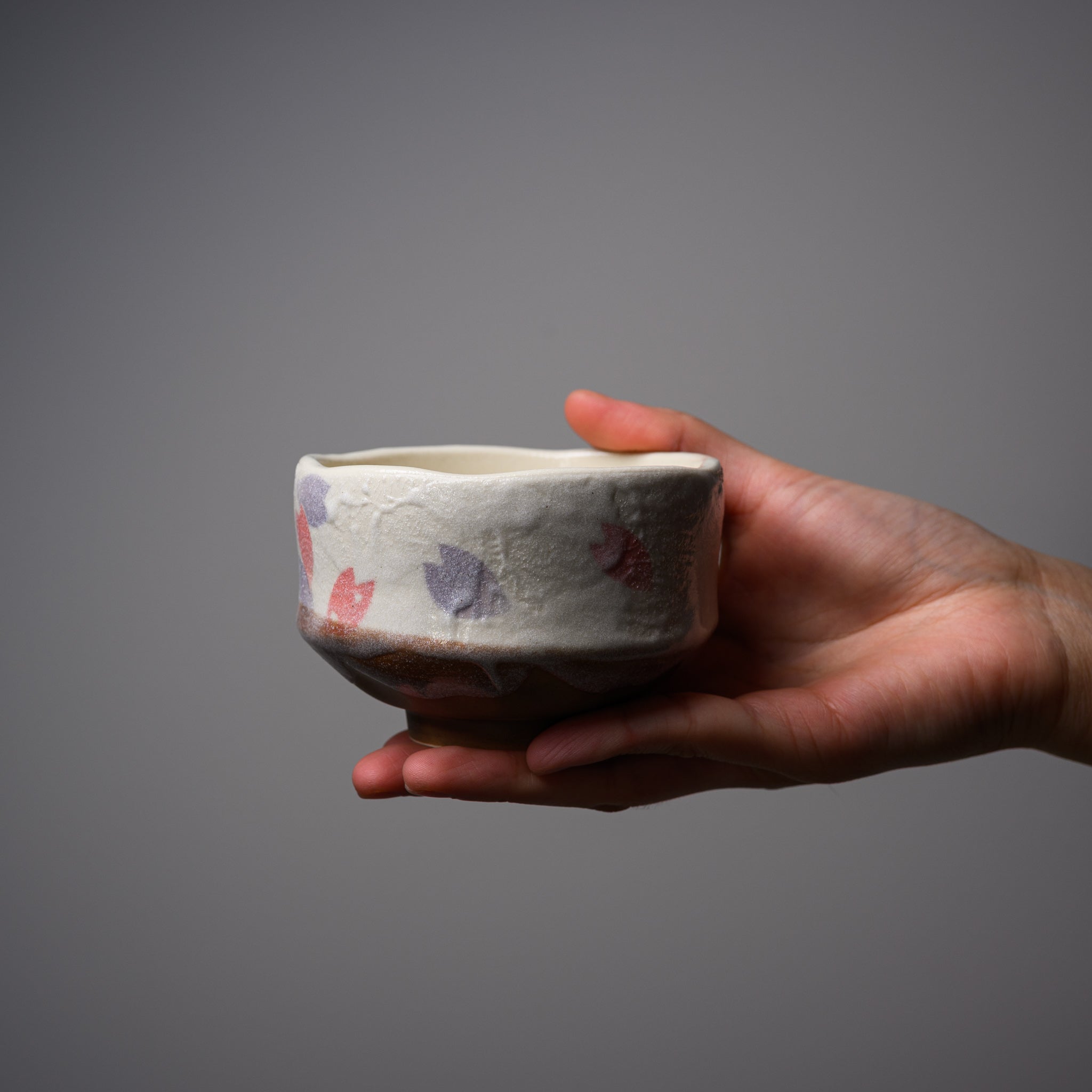 Premium Mini Matcha Bowl - Handcrafted Ceramic Tea Set with Petal Wind Design for Japanese Tea Ceremony, Home Decor & Zen Meditation Accessories