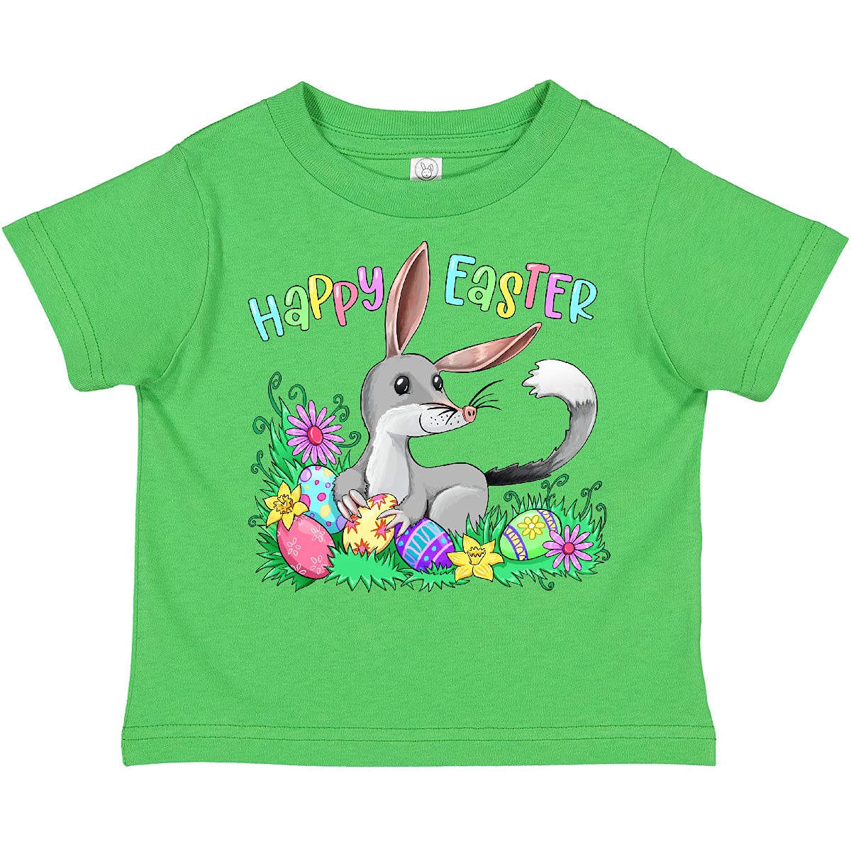 Inktastic Happy Easter Cute Easter Bilby Toddler T-Shirt - Adorable Bunny Print Tee for Kids Easter Outfits & Spring Celebrations