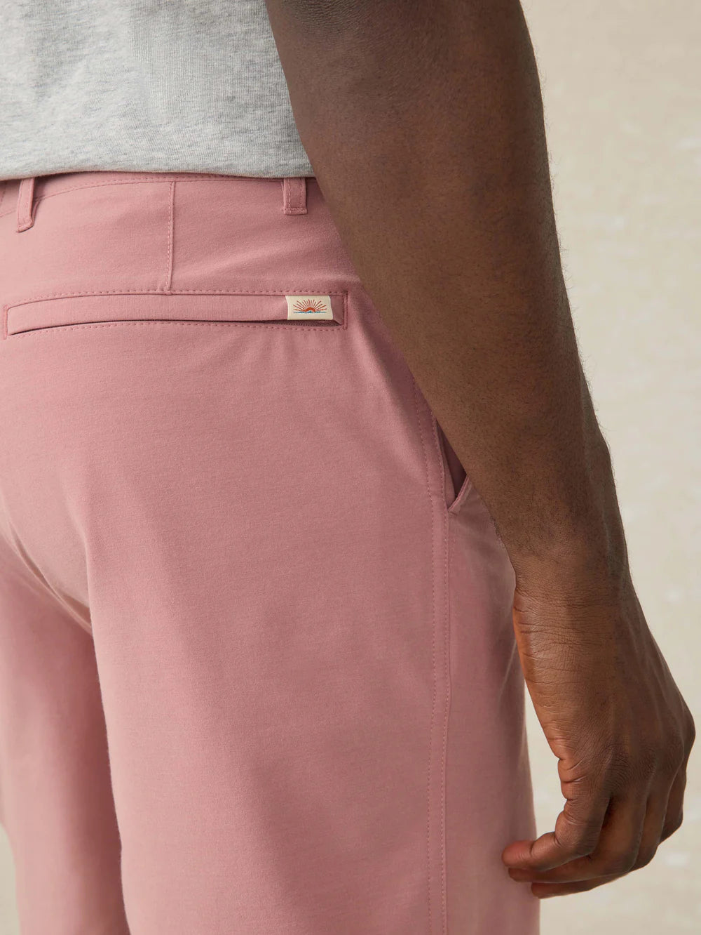 Faherty 7 Inch All Day Short 2.0 Men's Casual Shorts - Rose Red | Comfortable & Breathable for Summer, Beach, and Outdoor Activities