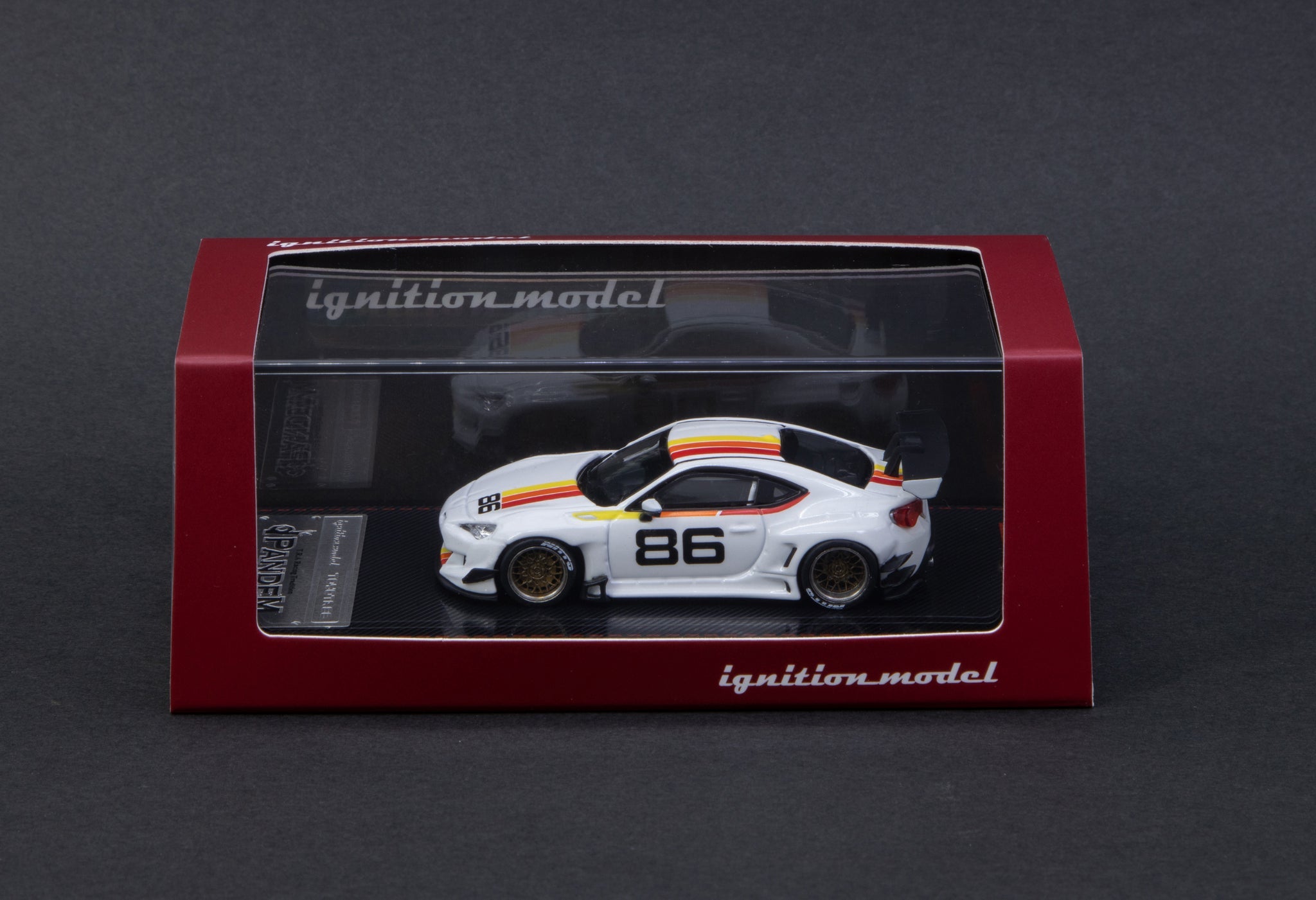 1:64 Scale Toyota 86 Pandem V3 Widebody Diecast Model Car - White Collectible Toy Vehicle for Car Enthusiasts & Display - Perfect for Racing Collections, Office Decor, and Gift Giving