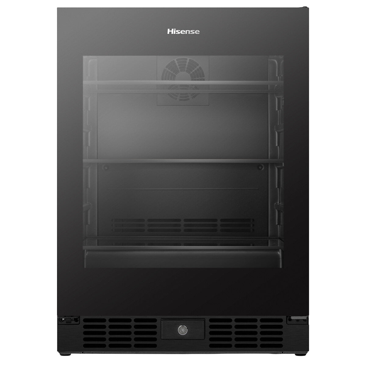 Hisense 140 Can Beverage Cooler HRBC137 - Energy Efficient Mini Fridge for Soda, Beer & Wine - Perfect for Home Bar, Office, or Man Cave (Black)