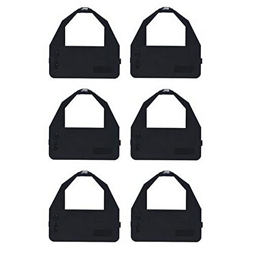 Datasouth AMT Accel 500/635/5350/6310/6350 Compatible Black Printer Ribbons (6-Pack) - Replacement for 844110-002 - Perfect for Office, Retail & Label Printing