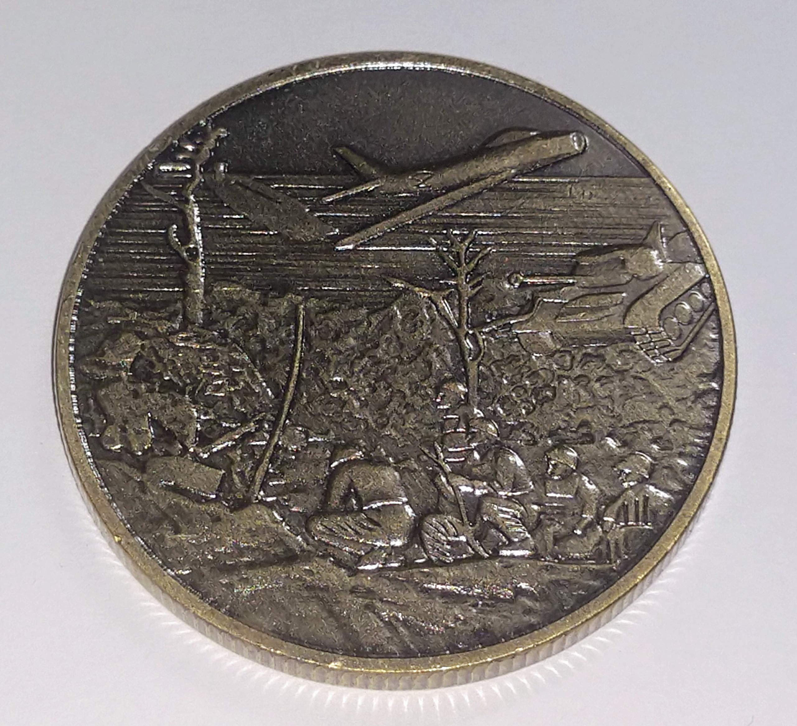 Korean War Veteran Military Challenge Coin - Commemorative Collectible Art for Veterans, History Enthusiasts & Patriotic Gifts | Perfect for Display Cases, Shadow Boxes & Military Memorabilia Collections