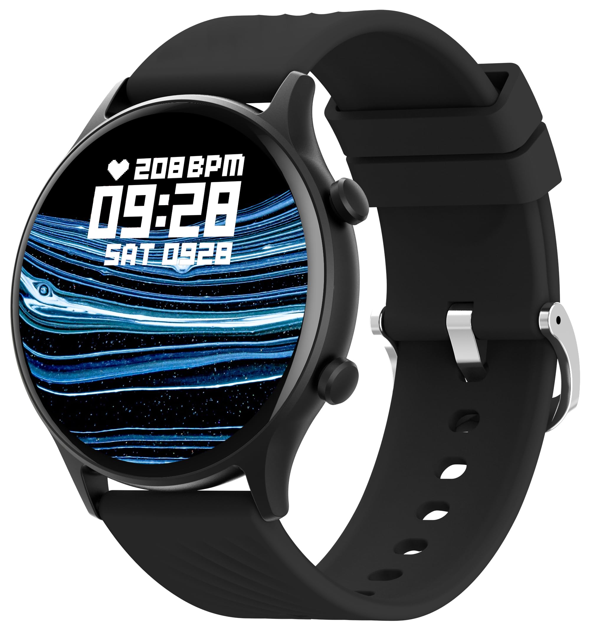 Smart Watch for Android iOS Phones - Answer/Make Calls, Message Notifications, 123 Sport Modes Fitness Tracker, Heart Rate Monitor, Pedometer, Custom Dial for Men & Women - Perfect for Workouts, Running & Daily Use