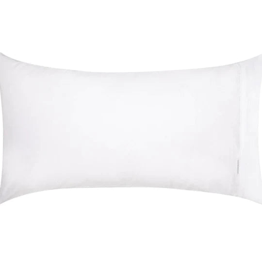Luxury 400 Thread Count Egyptian Cotton Sateen White King Size Pillowcase Set - Ultra Soft & Breathable Bedding by Logan & Mason Platinum - Perfect for Hotels, Master Bedrooms & Luxury Home Decor