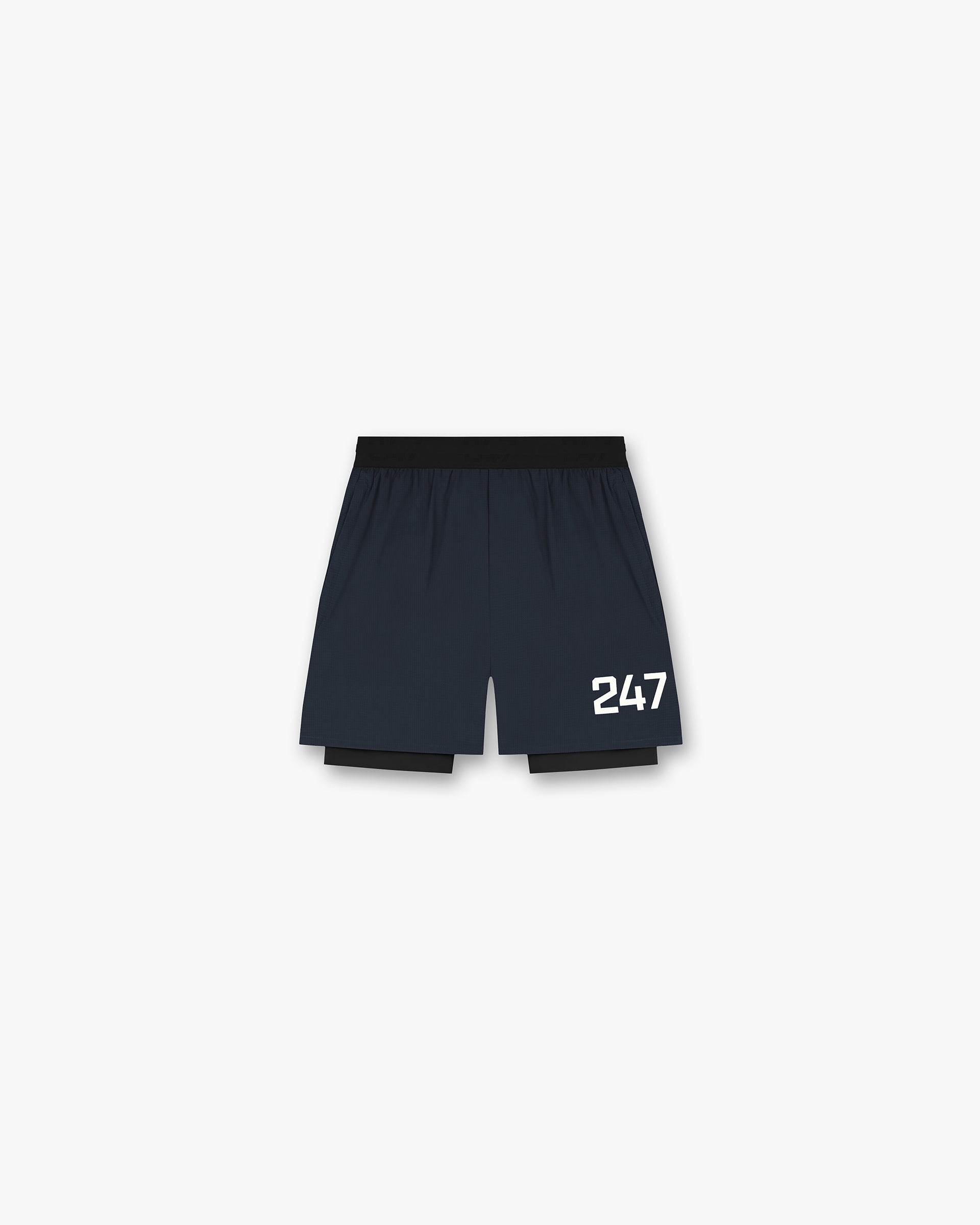 247 Trail Short - Lightweight Hiking & Running Shorts for Men - Navy Blue - Perfect for Outdoor Adventures, Gym & Travel