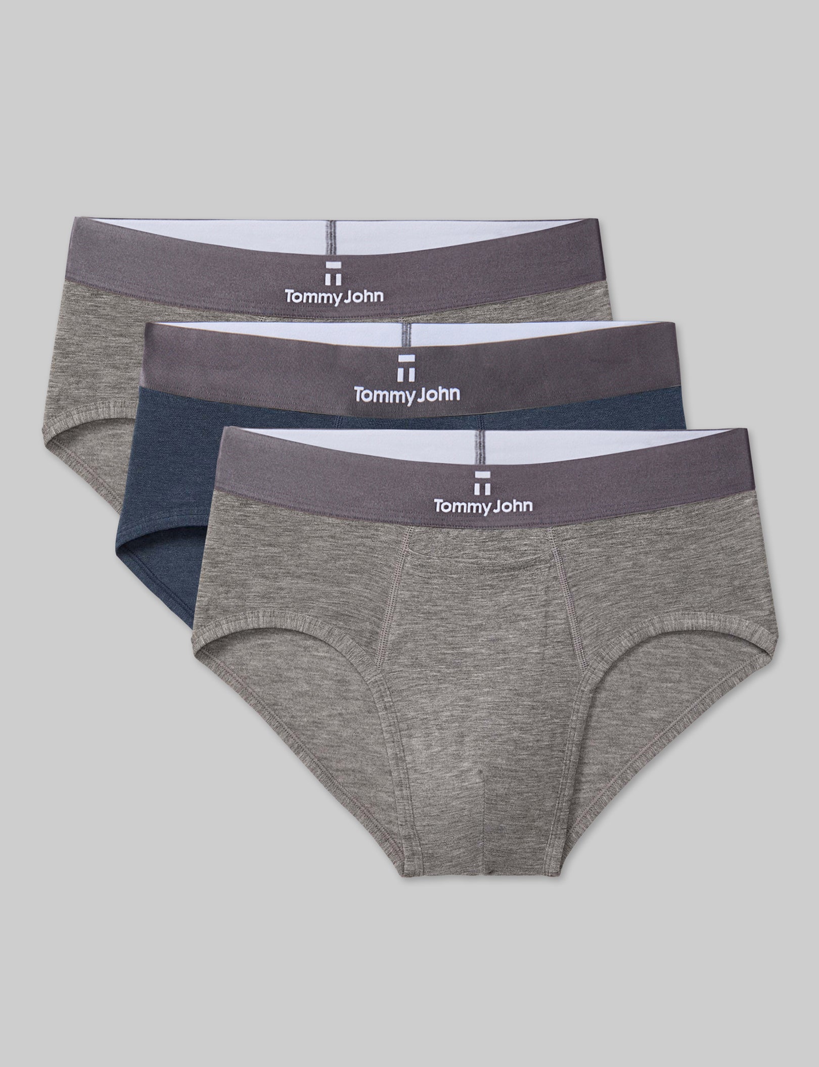 Second Skin Briefs (3 Pack) - Ultra Soft Seamless Underwear for Men - Perfect for Everyday Wear, Workout & Lounge