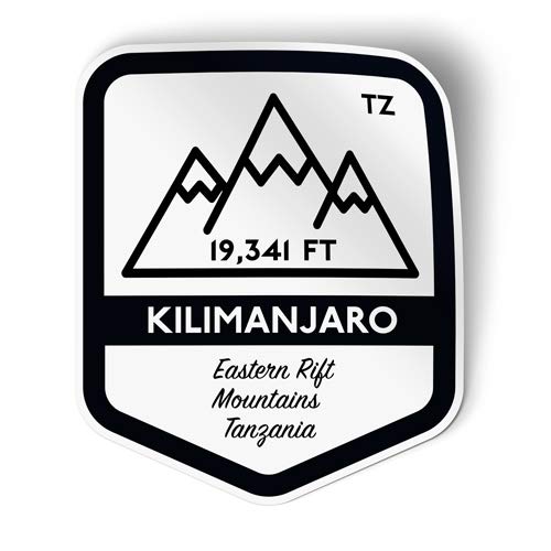 Squiddy Mount Kilimanjaro Vinyl Sticker - 3