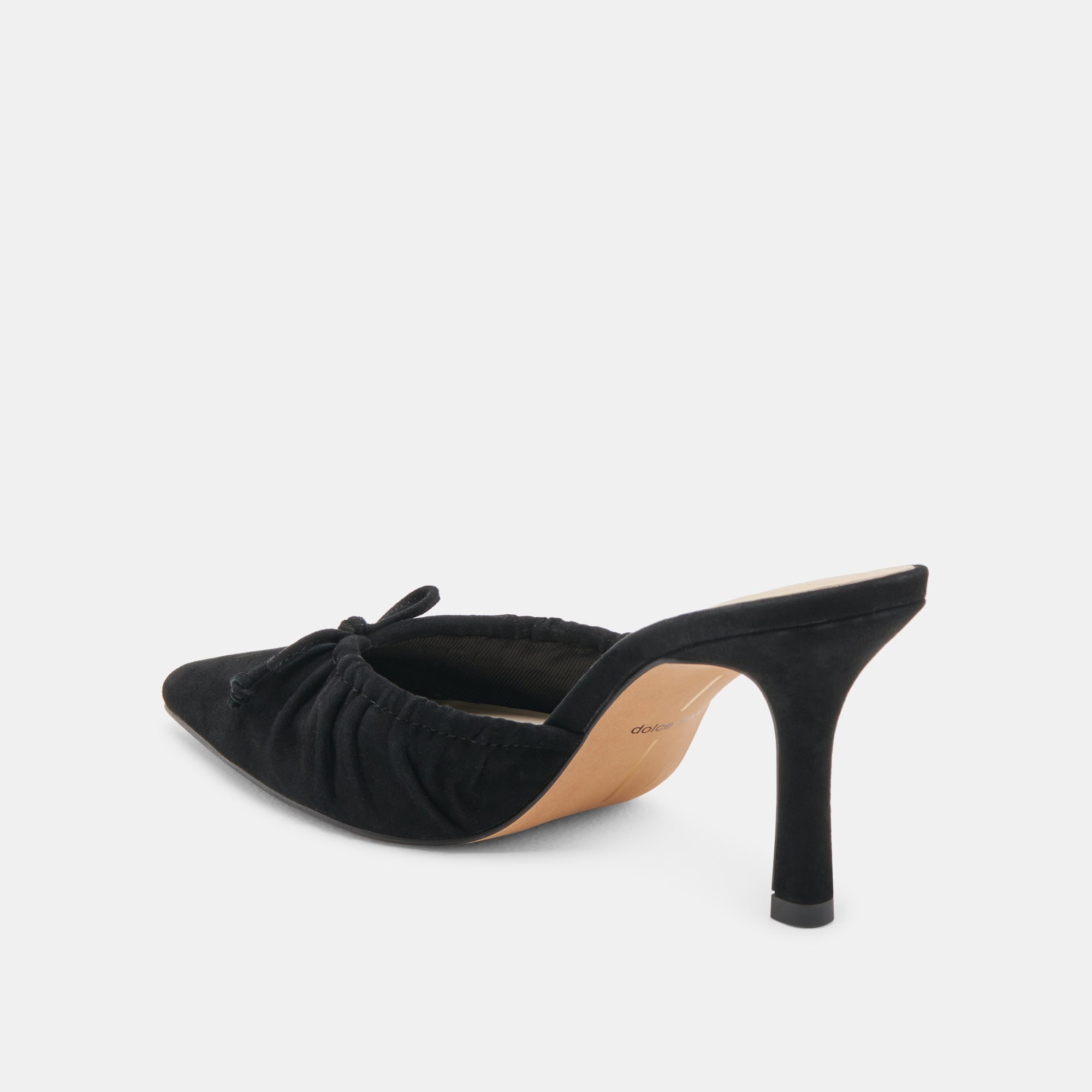 KAIRI Women's Onyx Suede High Heels - Elegant Pointed Toe Pumps for Party, Wedding & Office Wear