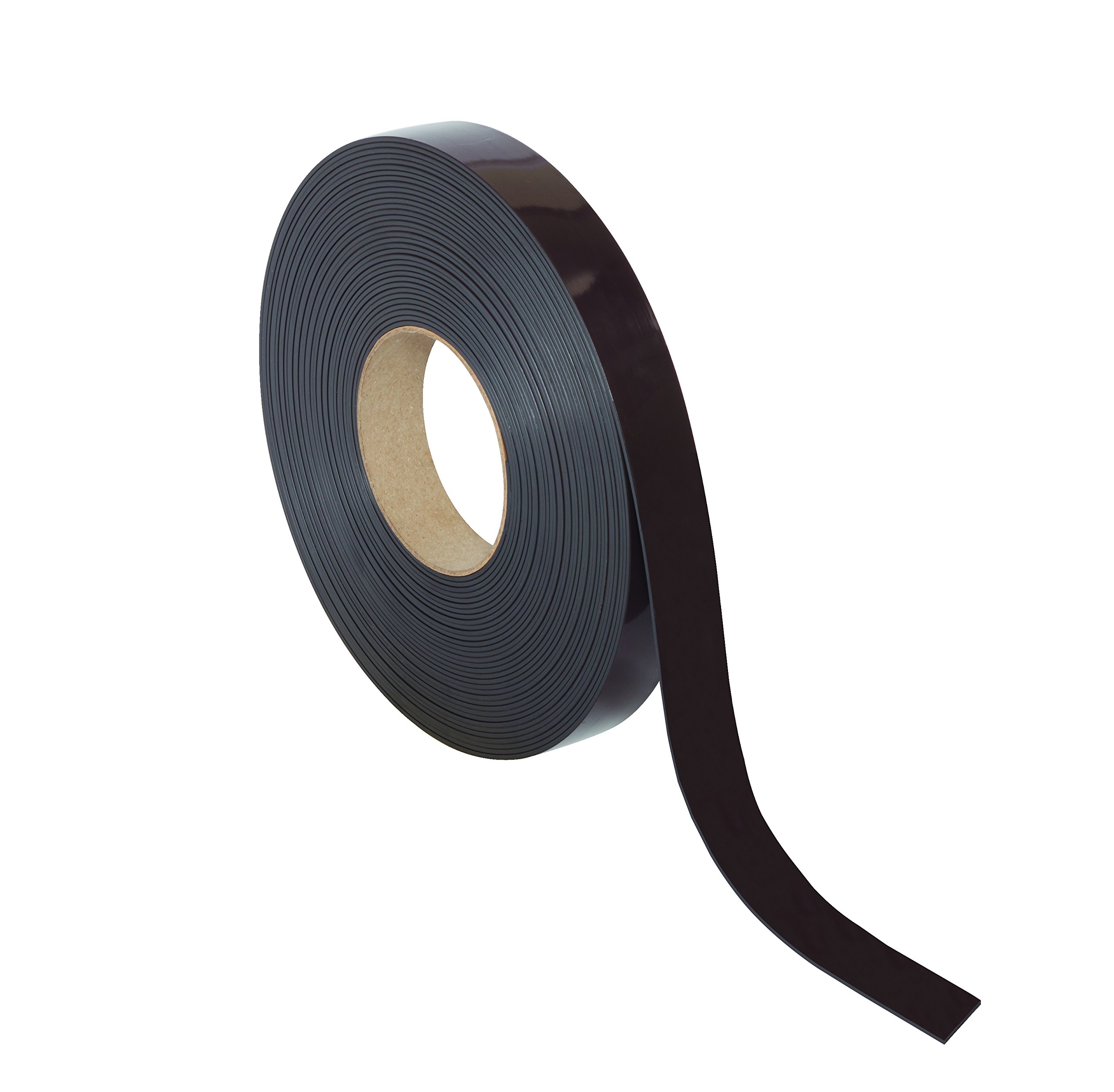 Aviditi 1 Inch x 50 Feet Strong Black Magnetic Tape with Adhesive Backing - Perfect for DIY Crafts, Home Organization, Office Supplies & School Projects (1 Roll) - Great for Fridge Magnets, Whiteboard Displays & Wall Decor