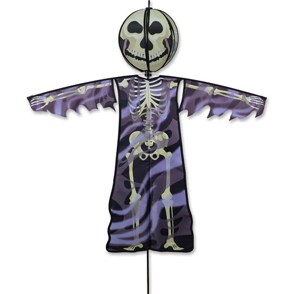 Skeleton Spinning Friend - Halloween Party Decor, Spooky Animated Skeleton Toy for Home & Yard Decoration - Perfect for Halloween Parties, Haunted Houses, and Themed Events